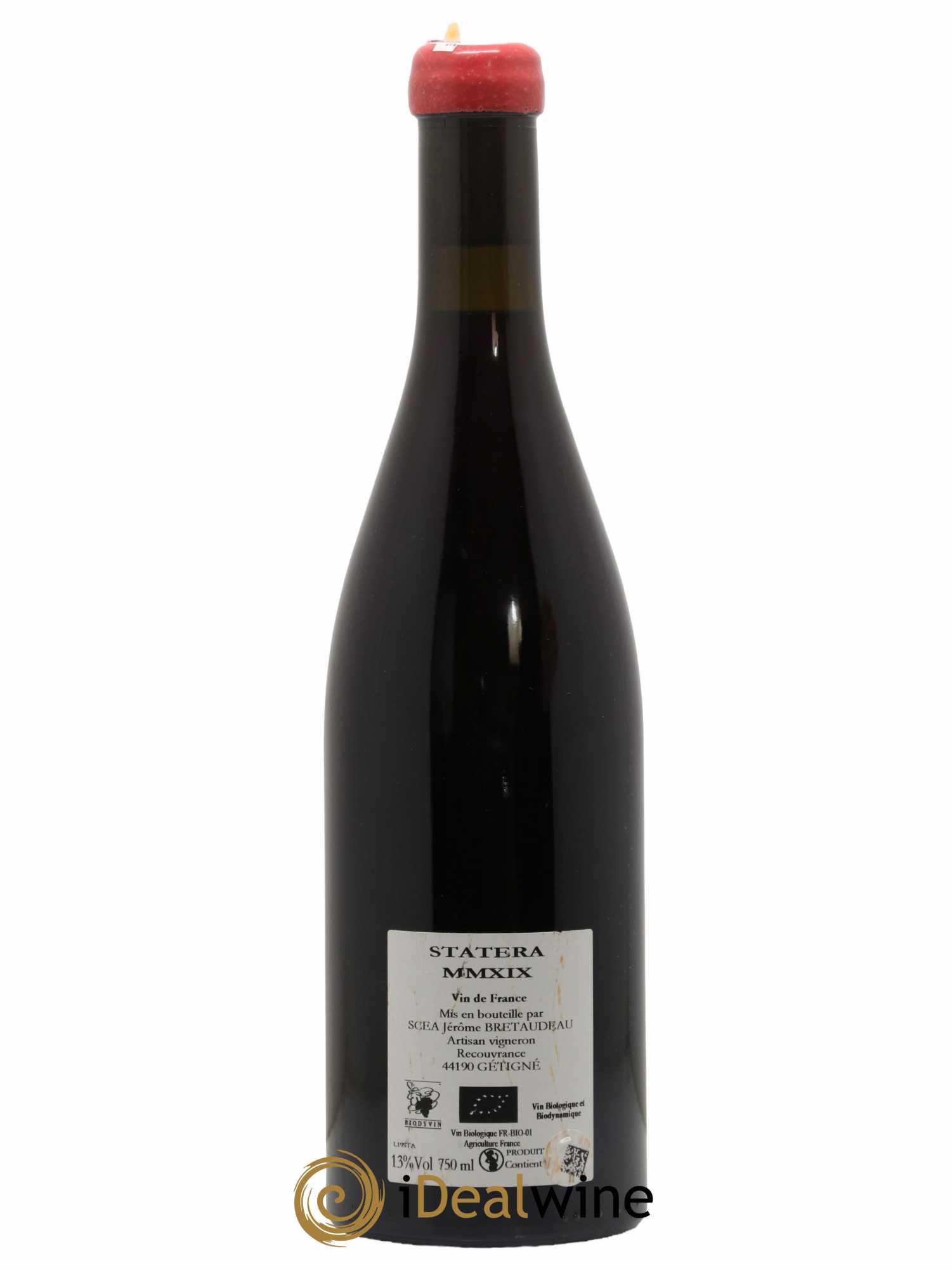 Vin de France Statera Jérôme Bretaudeau - Domaine de Bellevue 2019 - Lot de 1 bouteille - 1