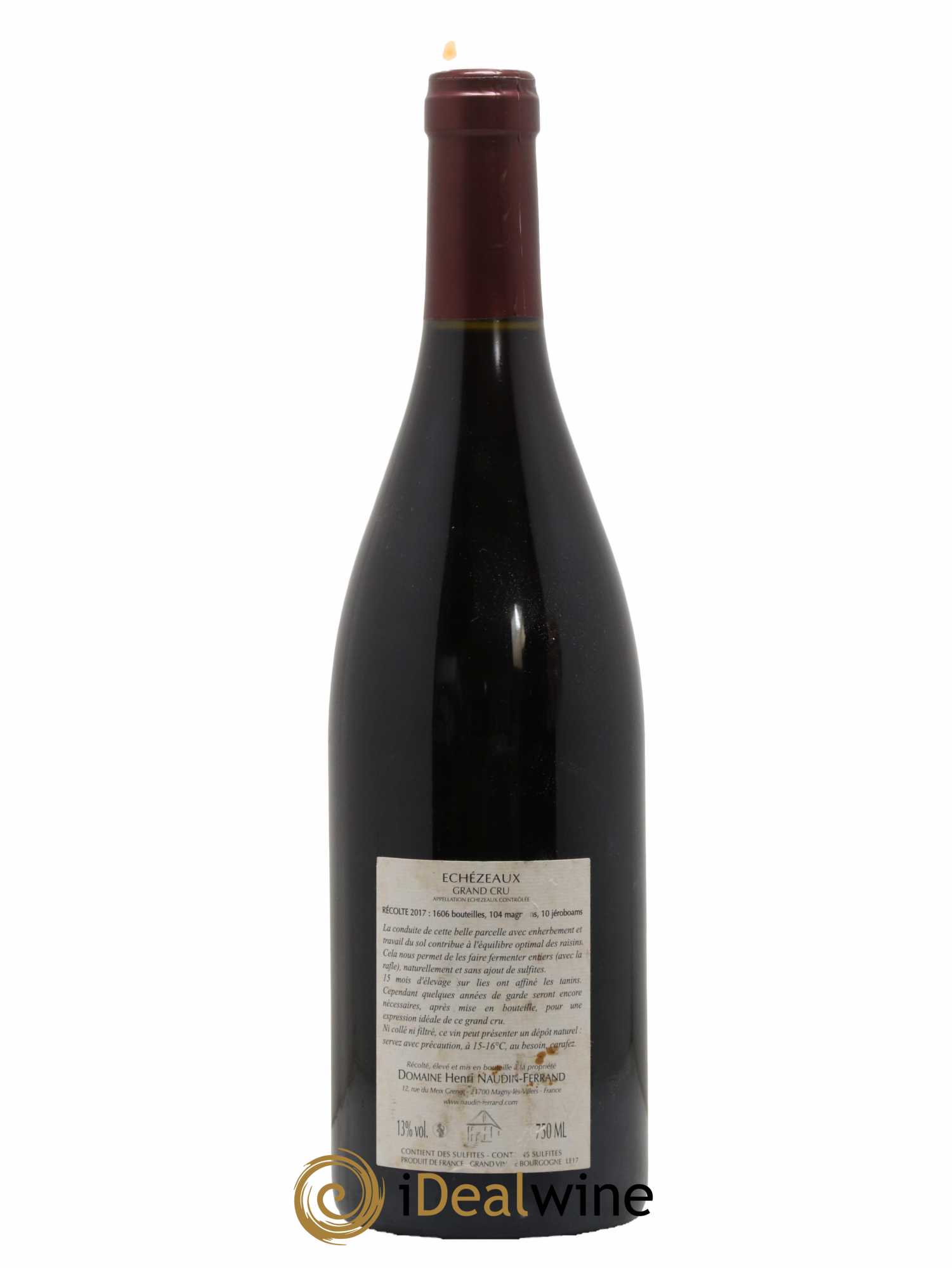 Echezeaux Grand Cru Naudin-Ferrand (Domaine) 2017 - Lot de 1 bouteille - 1