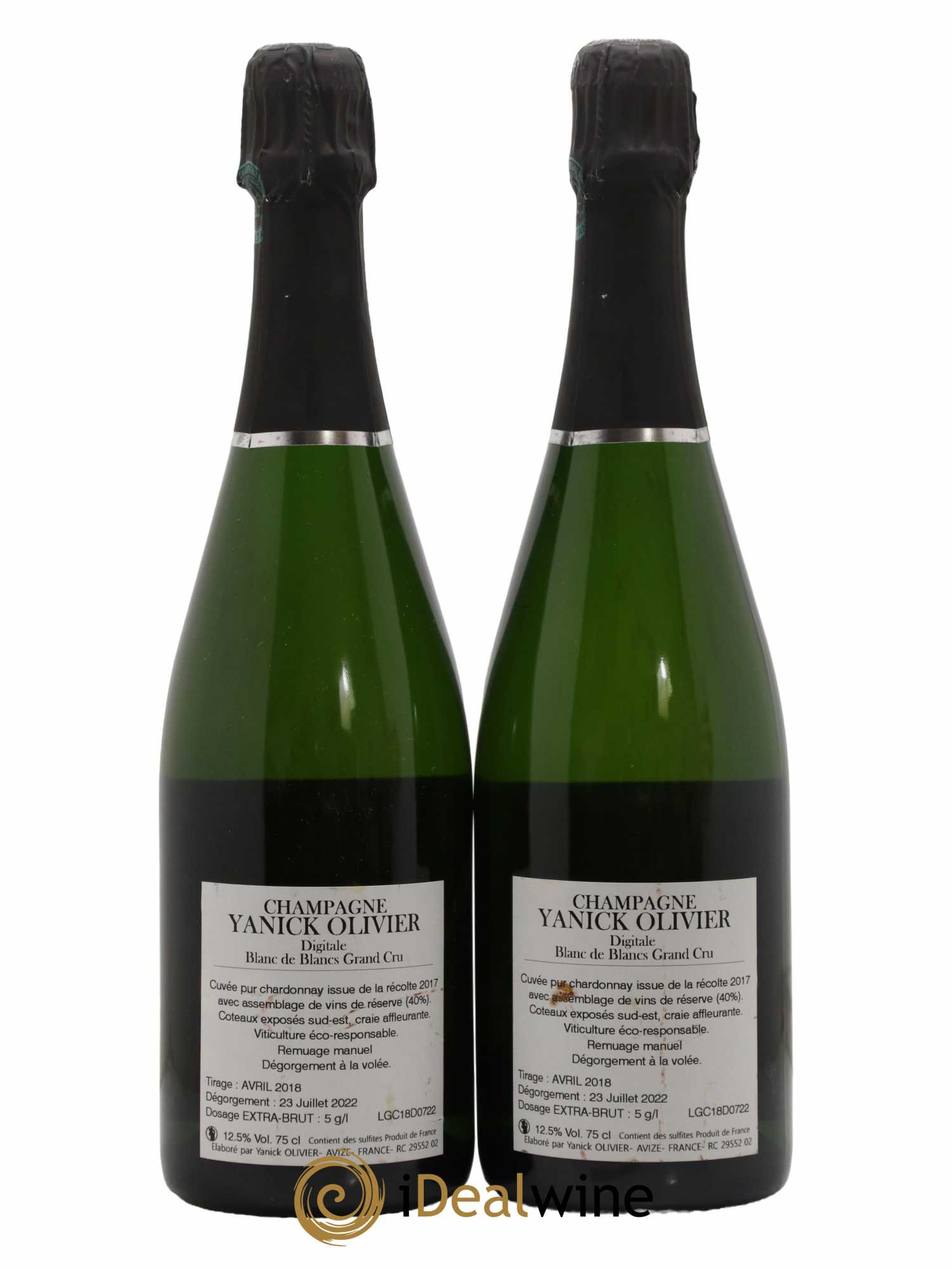 Champagne Blanc de Blancs Digitale Maison Yannick Olivier - Lot de 2 bouteilles - 1