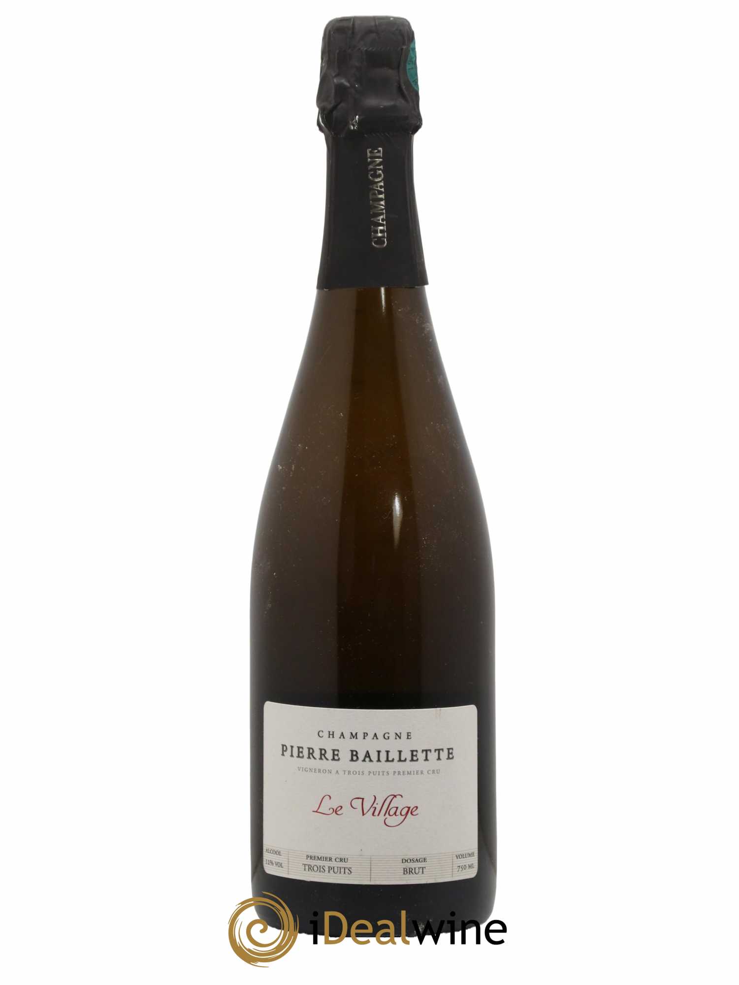 Champagne Le Village Maison Pierre Baillette - Lot de 1 bouteille - 0