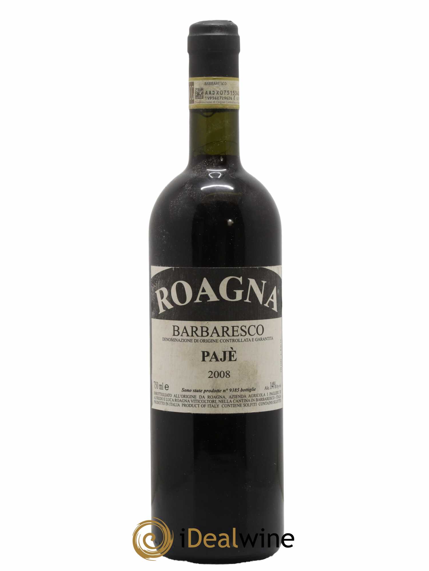 Barbaresco DOCG Pajè Roagna 2008 - Lot de 1 bouteille - 0