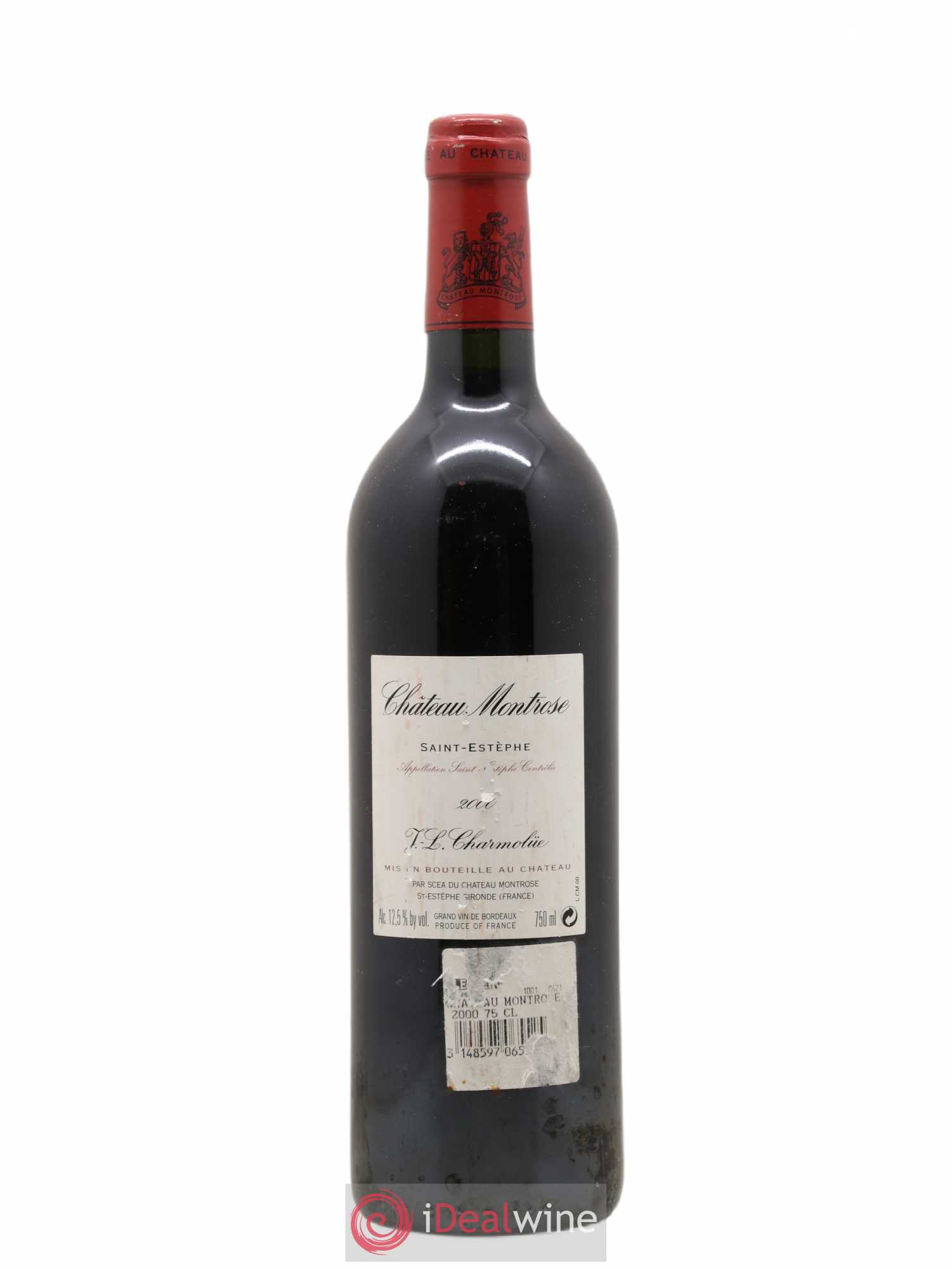 Château Montrose 2ème Grand Cru Classé 2000 - Lot de 1 bouteille - 1