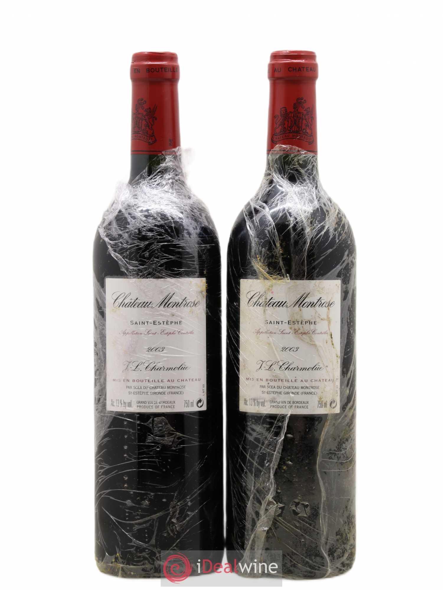 Château Montrose 2ème Grand Cru Classé 2003 - Lotto di 2 bottiglie - 1