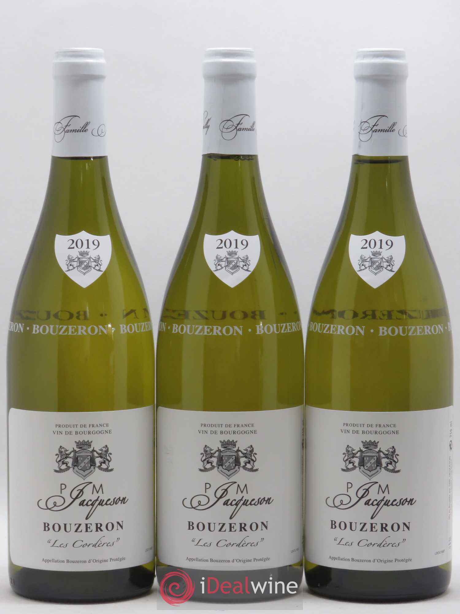 Bouzeron Les Cordères Paul & Marie Jacqueson 2019 - Posten von 6 Flaschen - 1