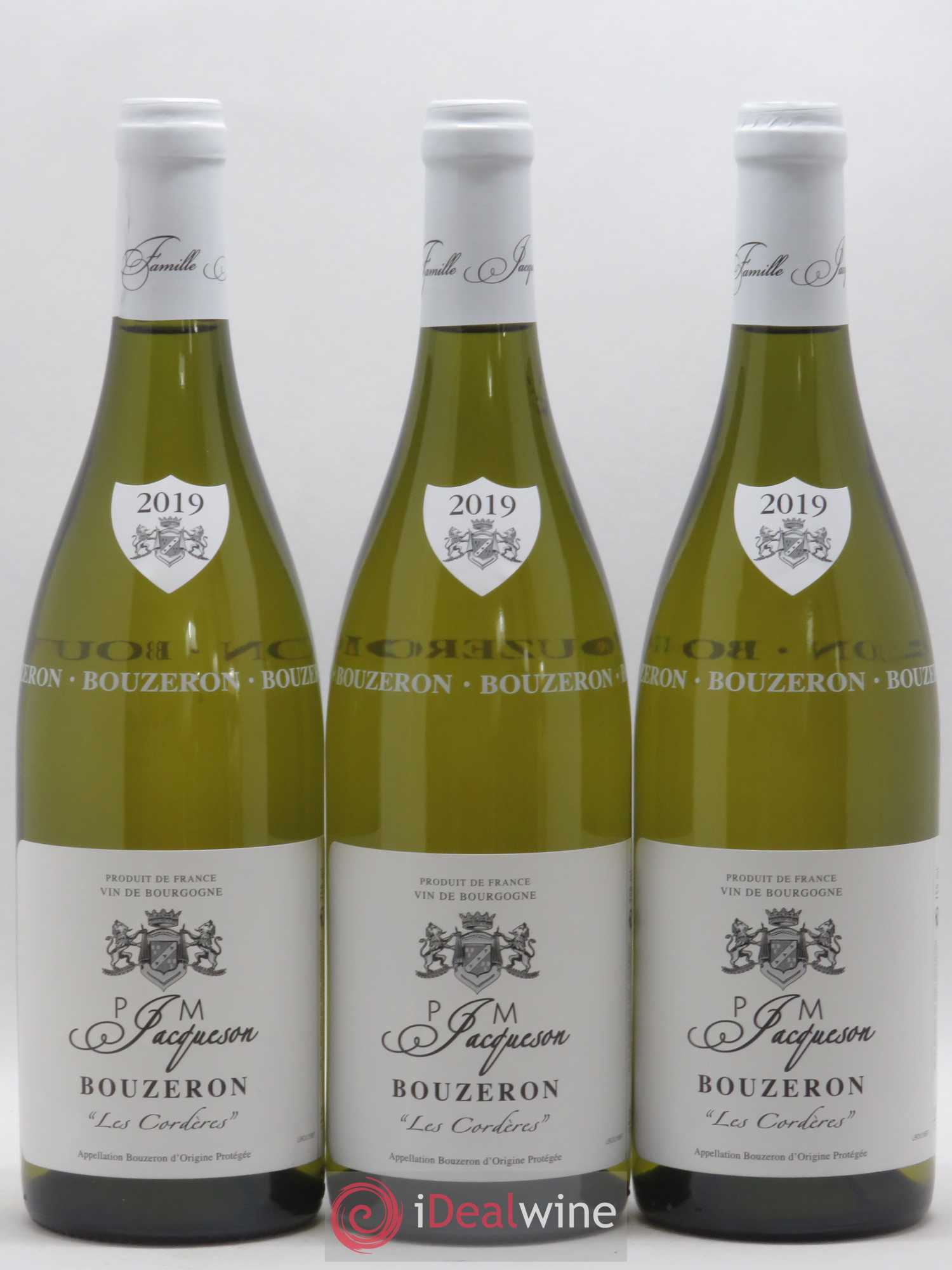 Bouzeron Les Cordères Paul & Marie Jacqueson 2019 - Posten von 6 Flaschen - 2