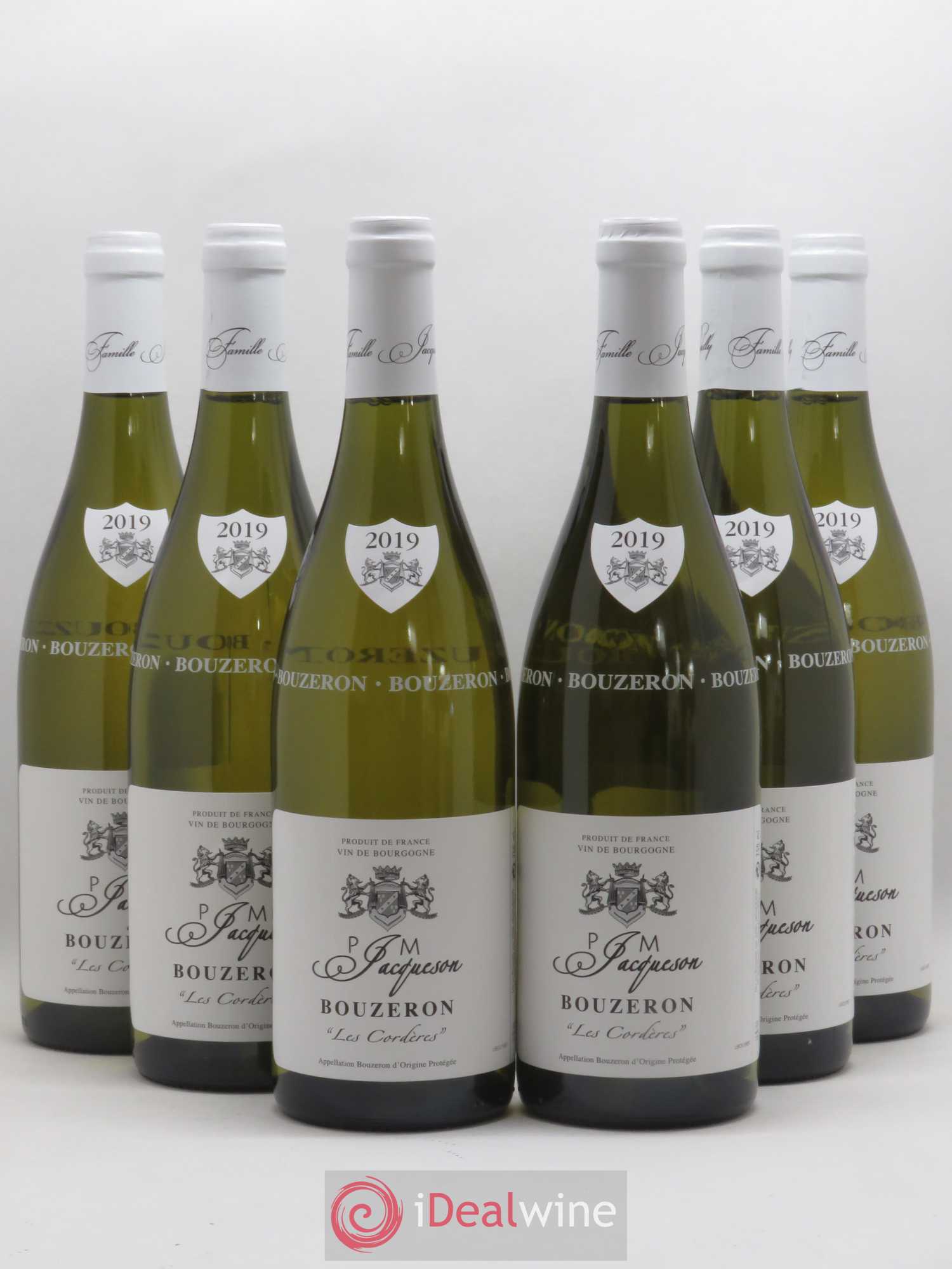 Bouzeron Les Cordères Paul & Marie Jacqueson 2019 - Posten von 6 Flaschen - 0