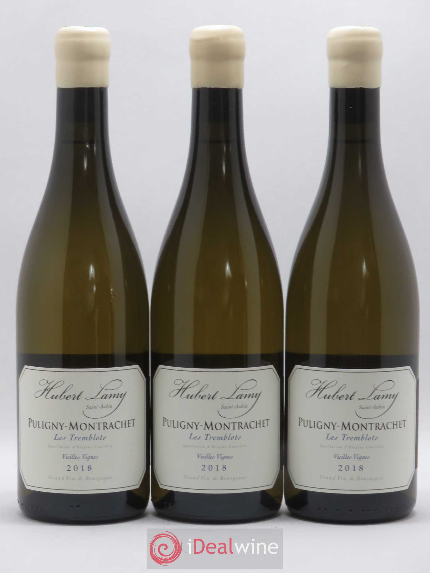 Puligny-Montrachet Les Tremblots Vieilles Vignes Hubert Lamy 2018 - Lot de 3 bouteilles - 0