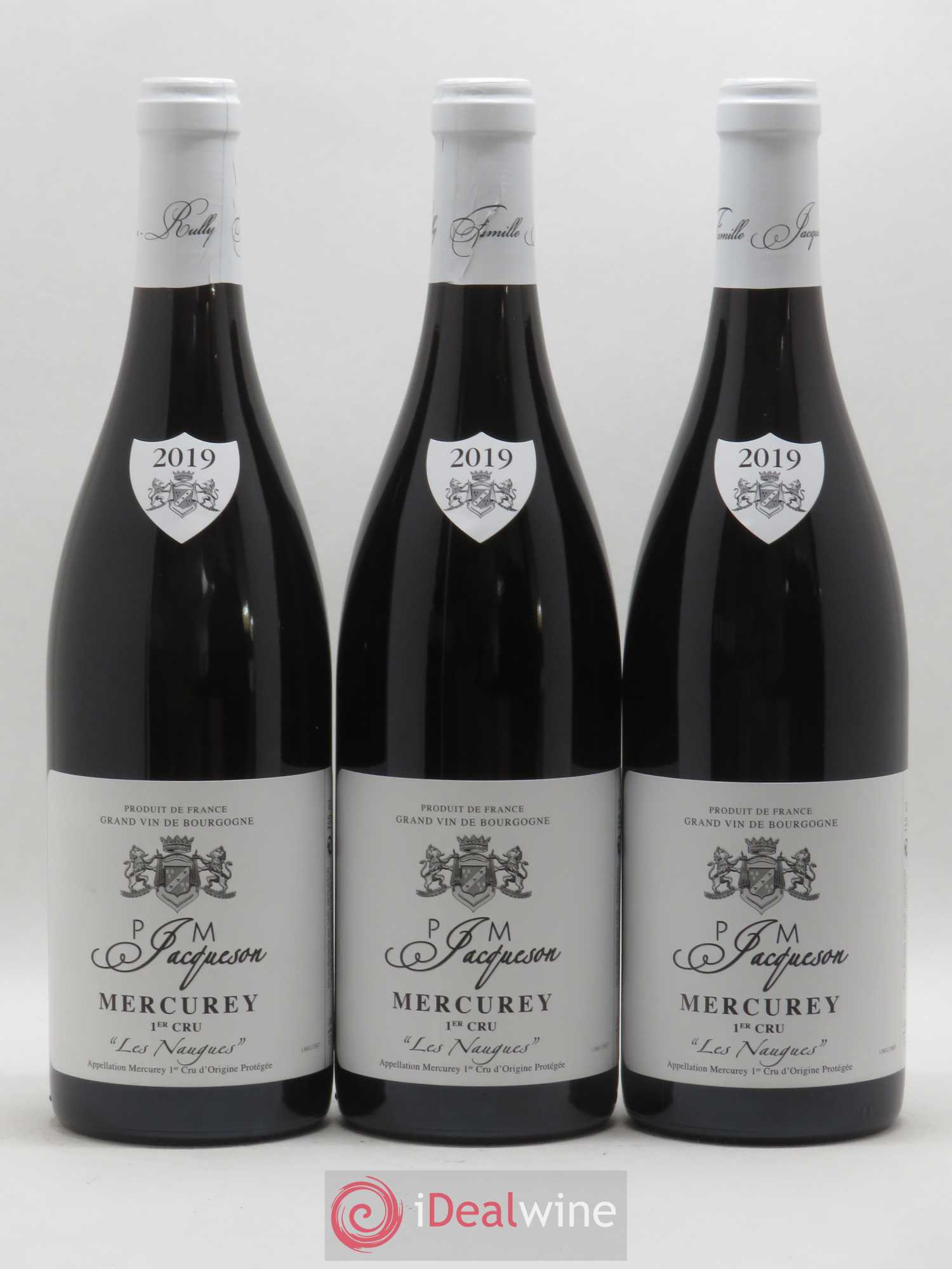 Mercurey 1er Cru Les Naugues Domaine Jacqueson 2019 - Posten von 6 Flaschen - 1