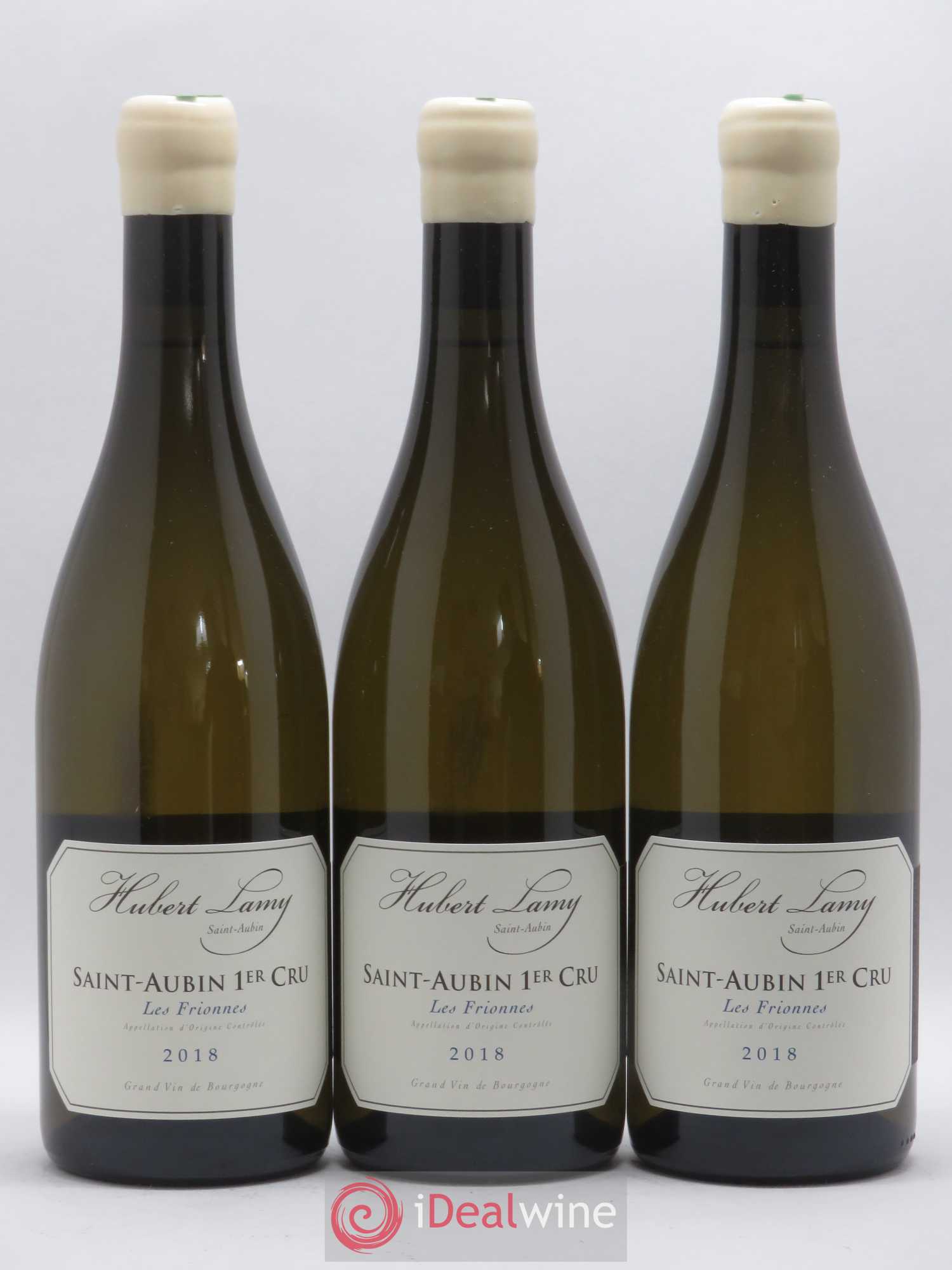 Saint-Aubin 1er Cru Les Frionnes Hubert Lamy 2018 - Lot de 3 bouteilles - 0