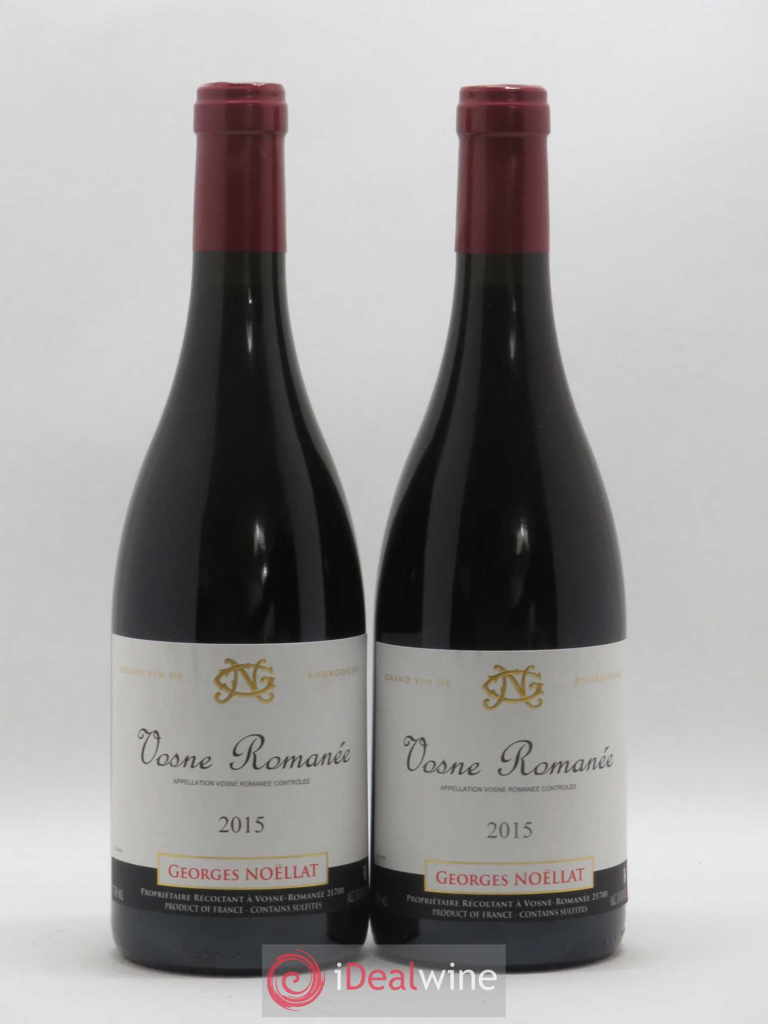 Vosne-Romanée Georges Noëllat (Domaine) 2015 - Lot de 2 bouteilles - 0