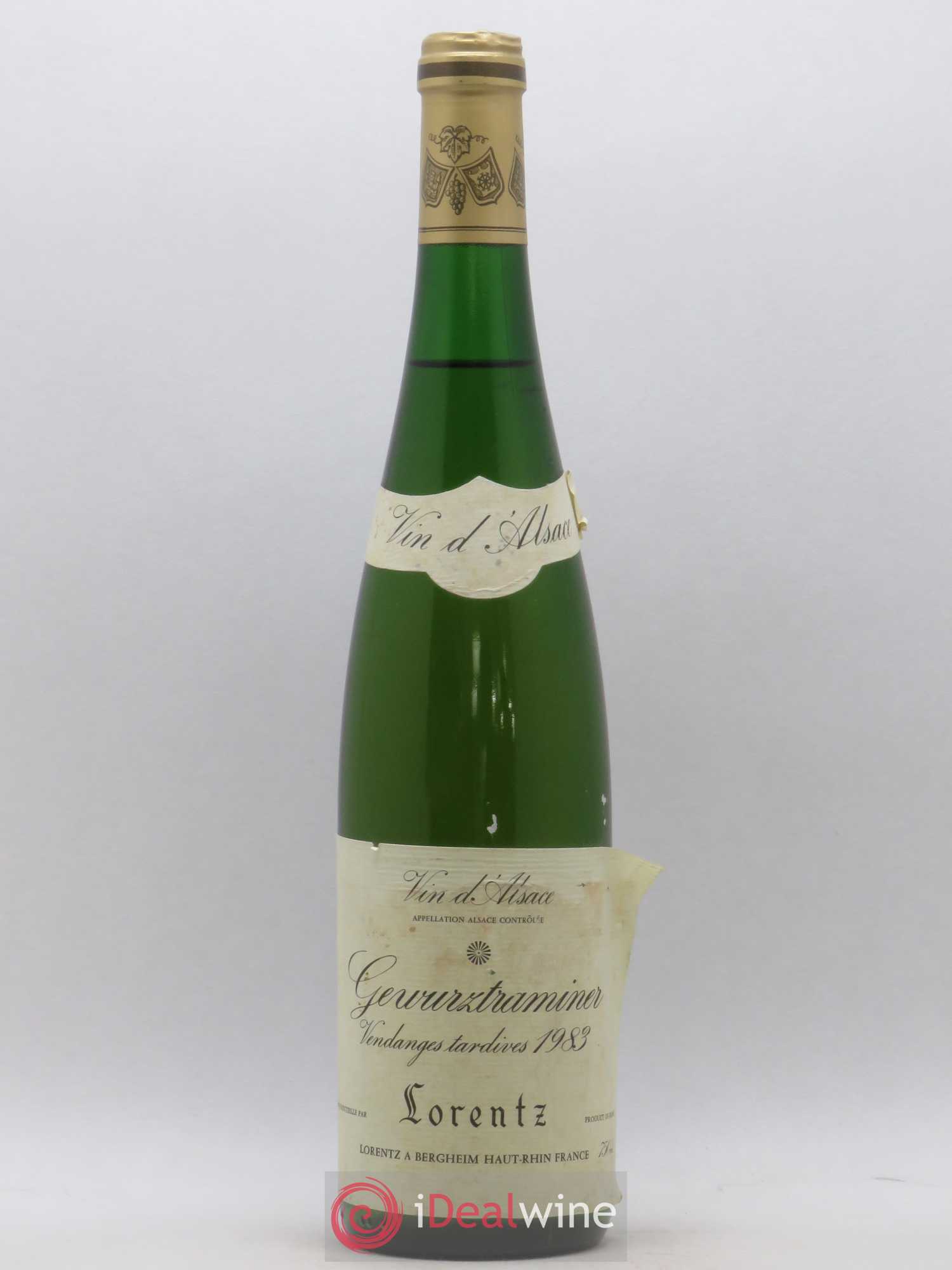 Gewurztraminer Vendanges Tardives Lorentz 1983 - Lotto di 1 bottiglia - 0