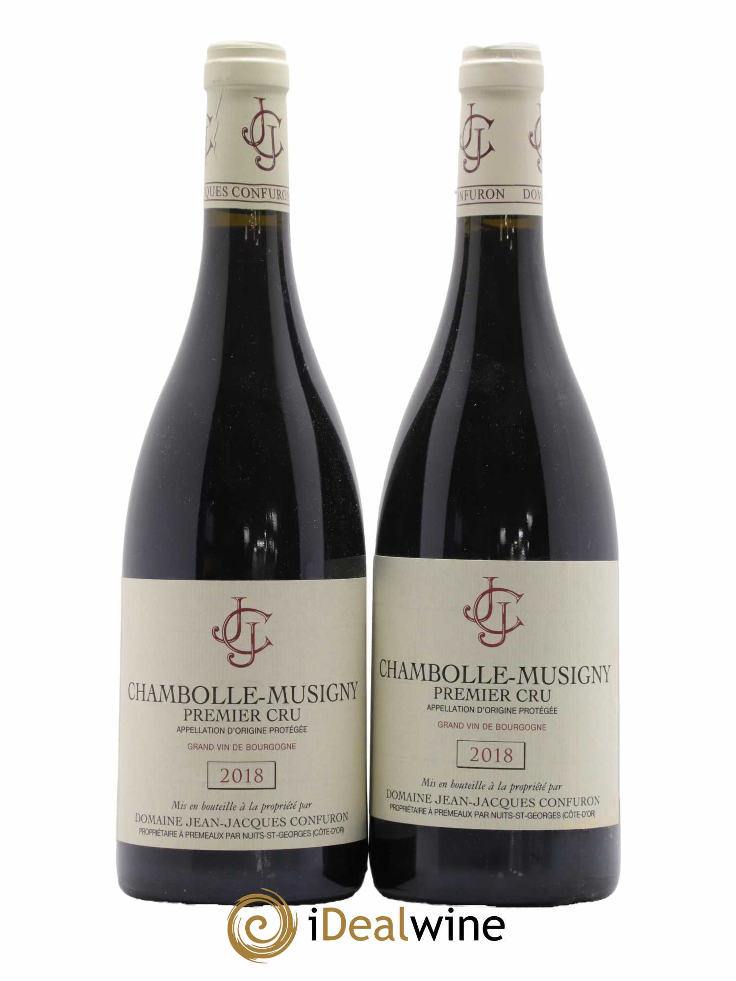 Chambolle-Musigny 1er Cru Jean-Jacques Confuron 2018 - Lot de 2 bouteilles - 0