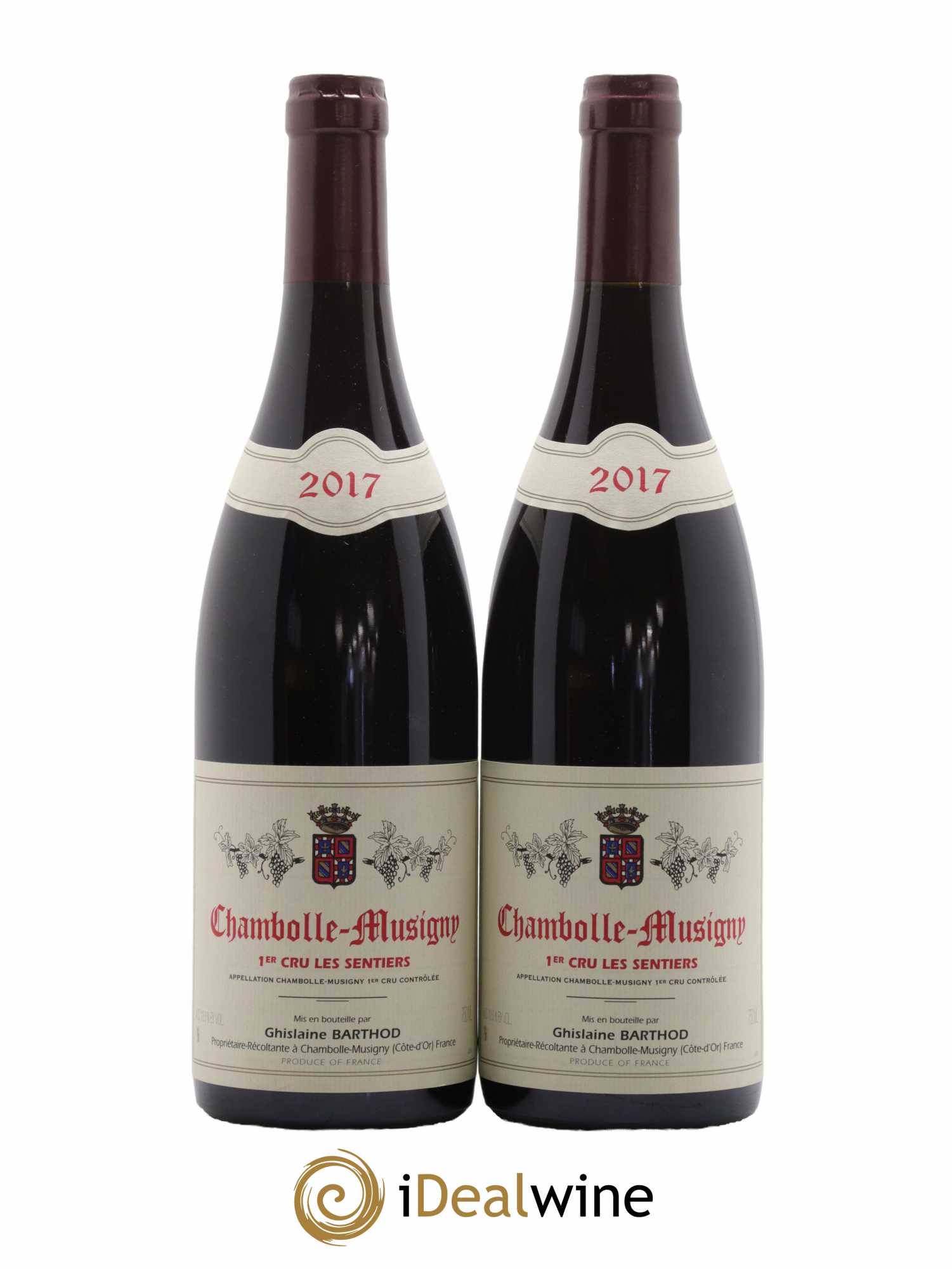 Chambolle-Musigny 1er Cru Les Sentiers Domaine Ghislaine Barthod 2017 - Lot de 2 bouteilles - 0