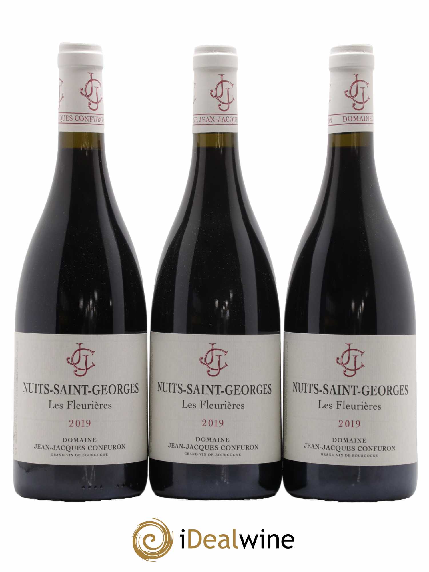 Nuits-Saint-Georges Les Fleurières Jean-Jacques Confuron 2019 - Lot de 3 bouteilles - 0