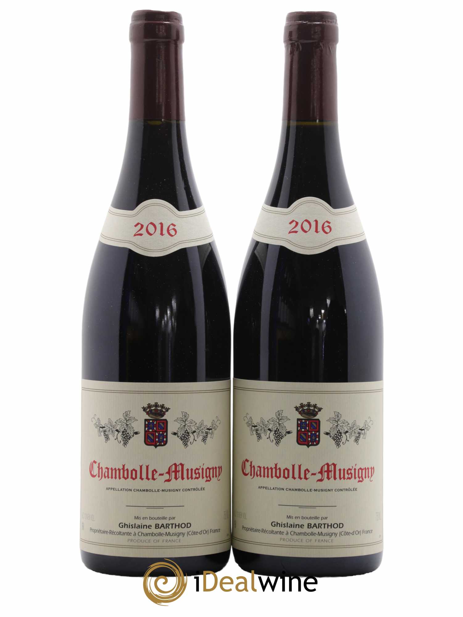 Chambolle-Musigny Ghislaine Barthod 2016 - Lot de 2 bouteilles - 0