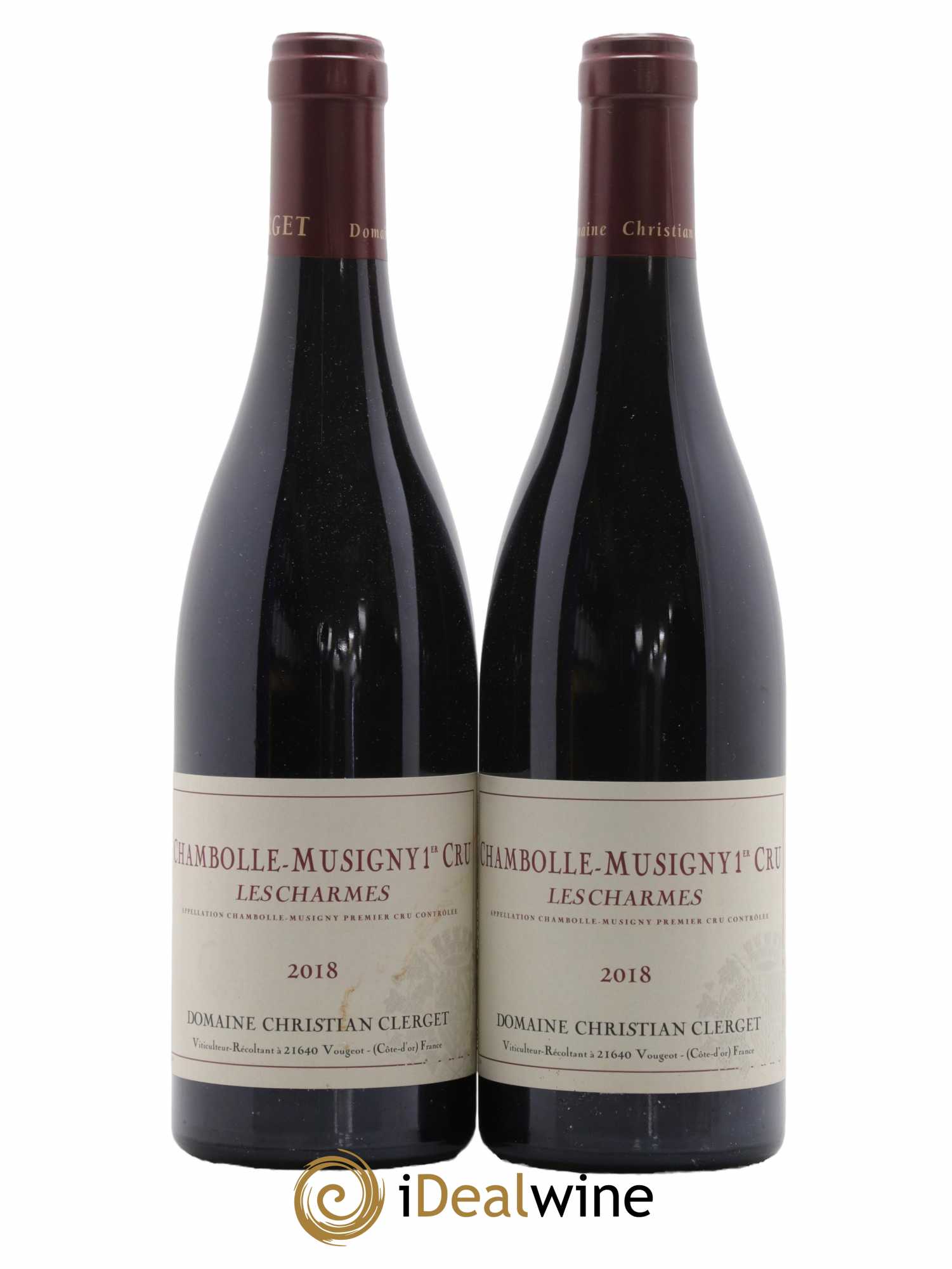 Chambolle-Musigny 1er Cru Les Charmes Christian Clerget 2018 - Lot de 2 bouteilles - 0