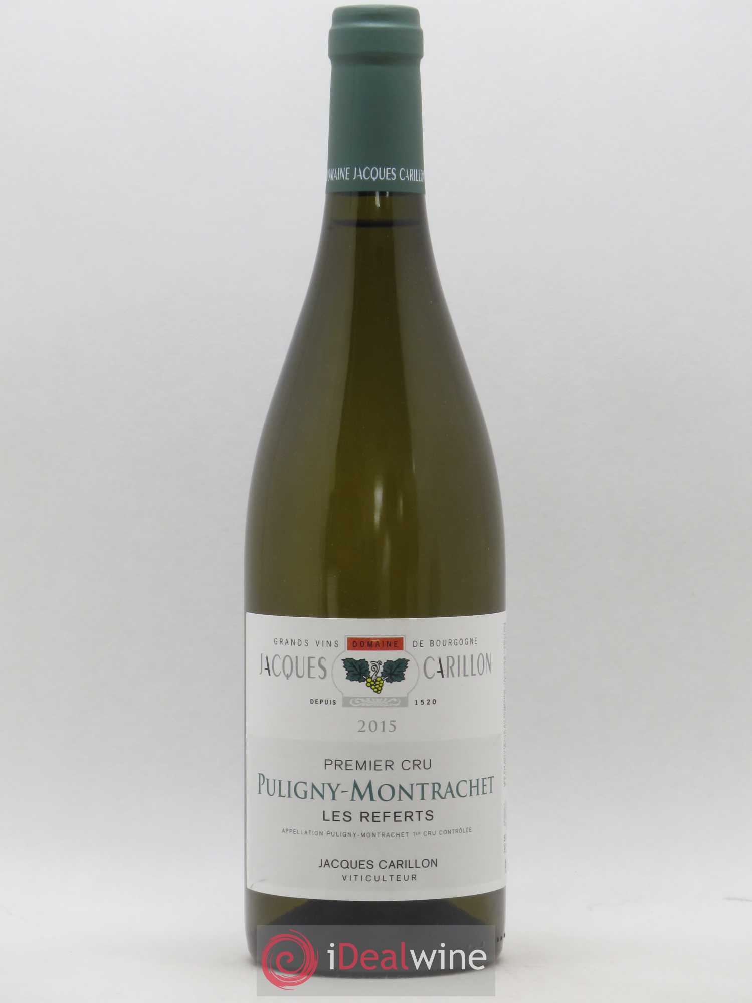 Puligny-Montrachet 1er Cru Les Referts Jacques Carillon (Domaine) 2015 - Lot de 1 bouteille - 0