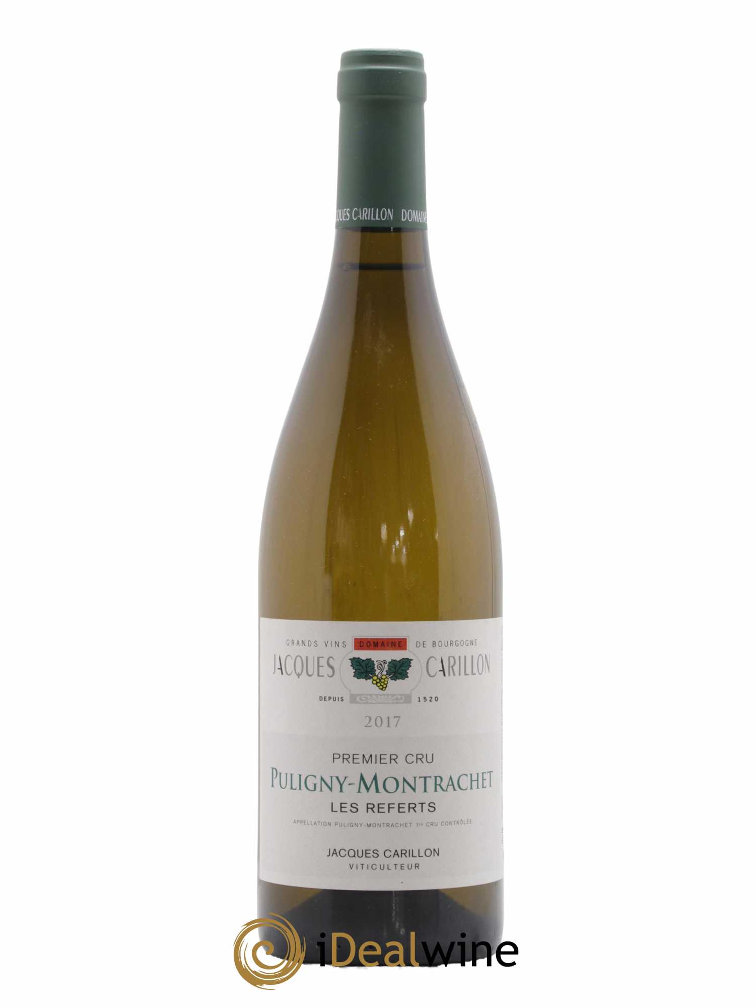 Puligny-Montrachet 1er Cru Les Referts Jacques Carillon (Domaine) 2017 - Lot de 1 bouteille - 0