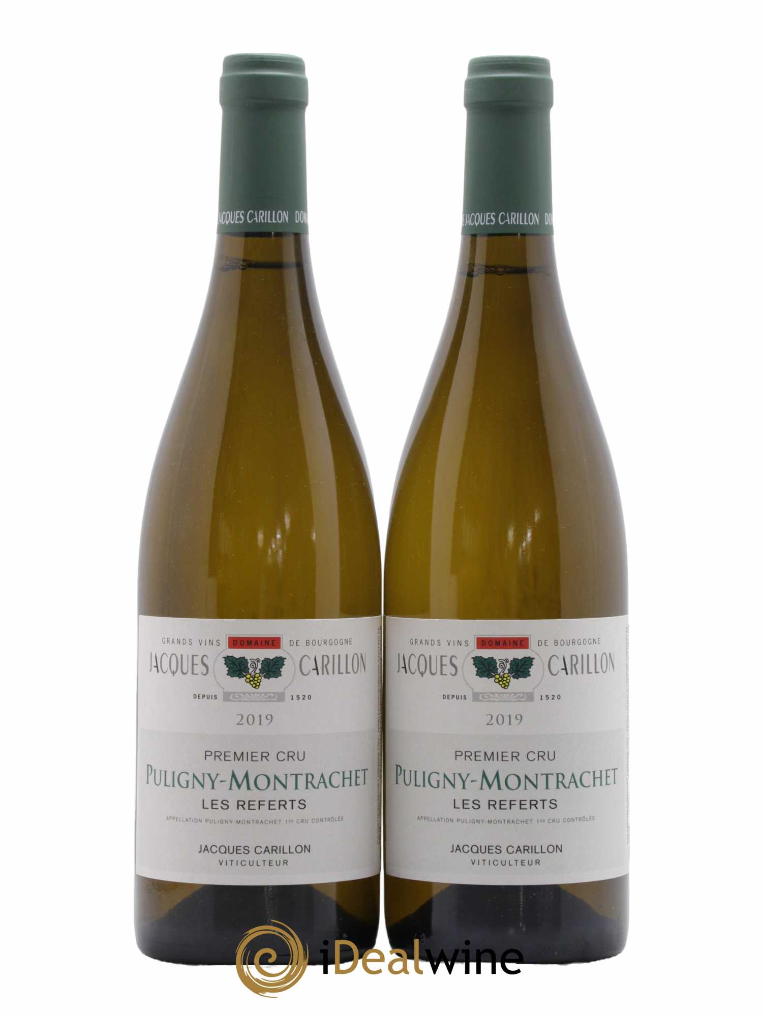 Puligny-Montrachet 1er Cru Les Referts Jacques Carillon (Domaine) 2019 - Lot de 2 bouteilles - 0