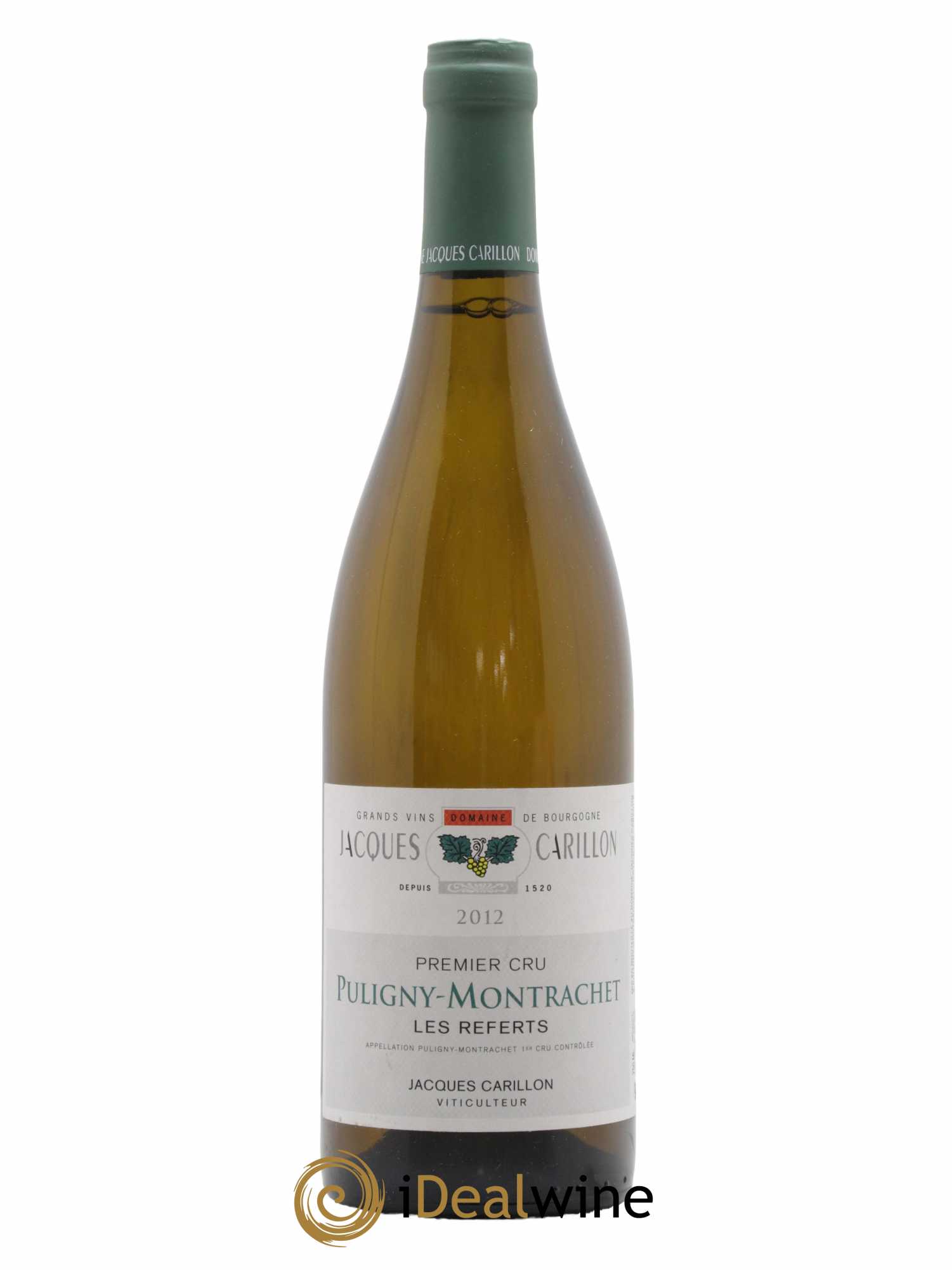 Puligny-Montrachet 1er Cru Les Referts Jacques Carillon (Domaine) 2012 - Lot de 1 bouteille - 0