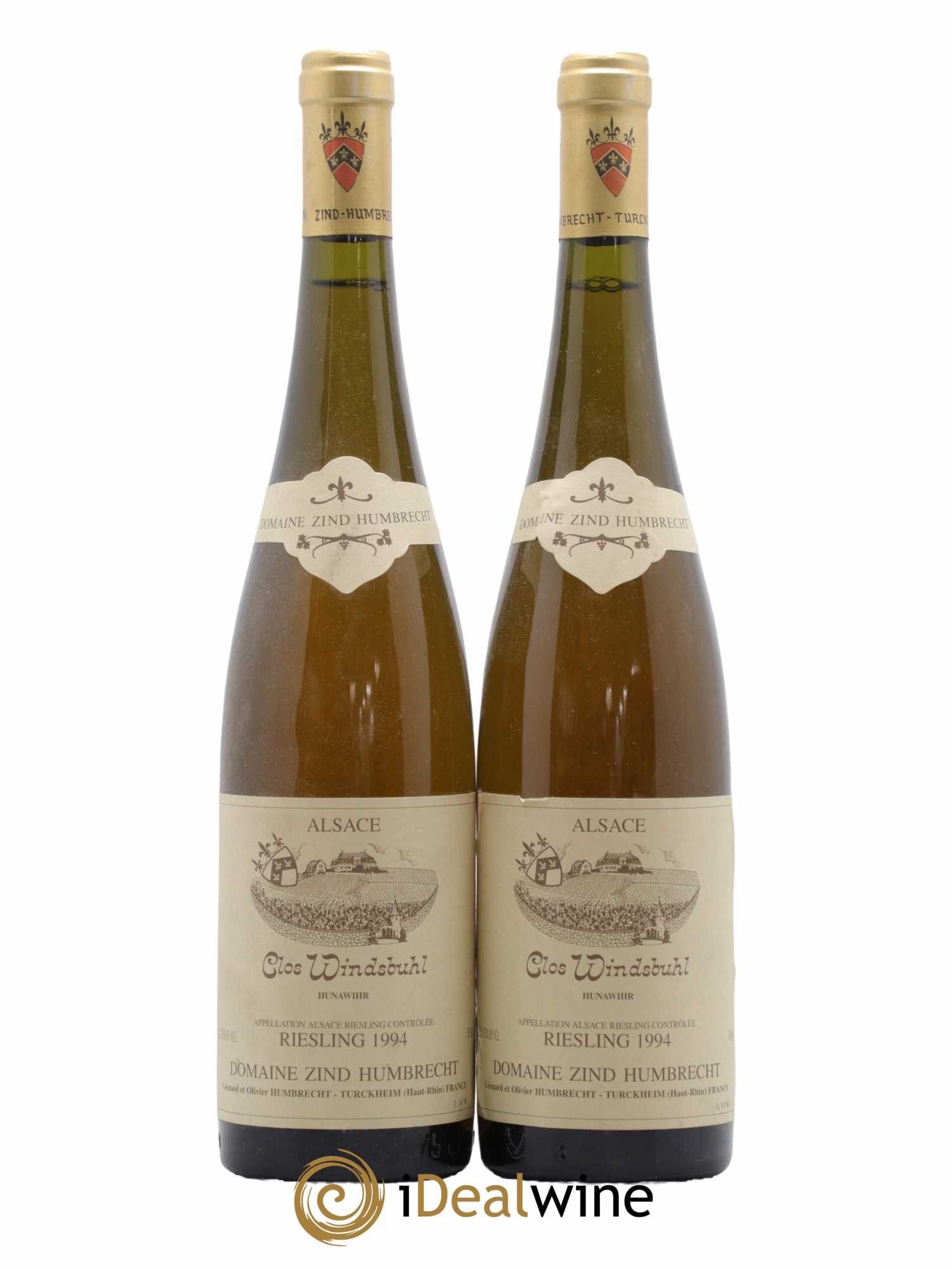 Alsace Riesling Clos Windsbuhl Zind-Humbrecht (Domaine) 1994 - Lot de 2 bouteilles - 0