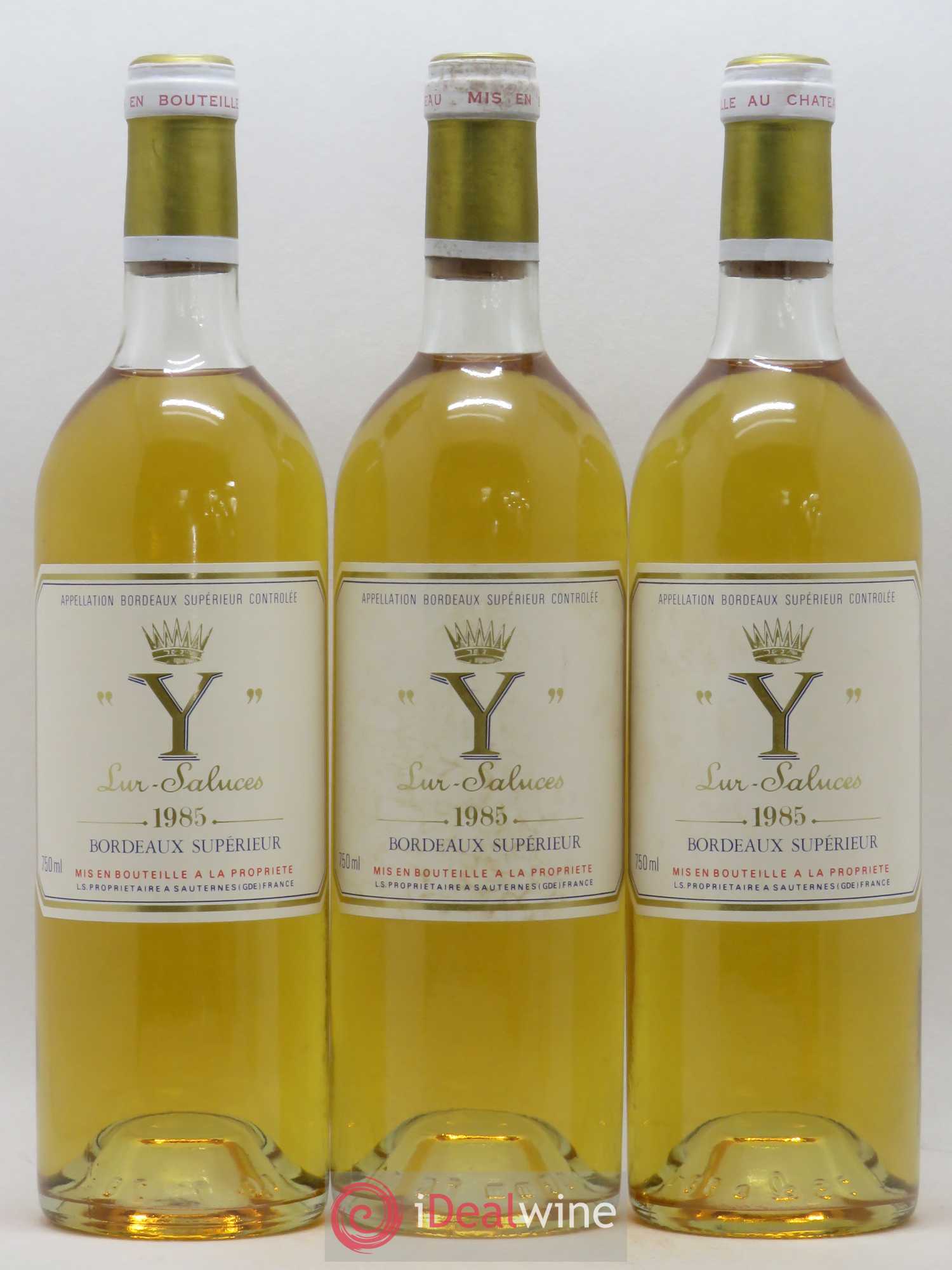Y de Yquem 1985 - Lot de 3 bouteilles - 0