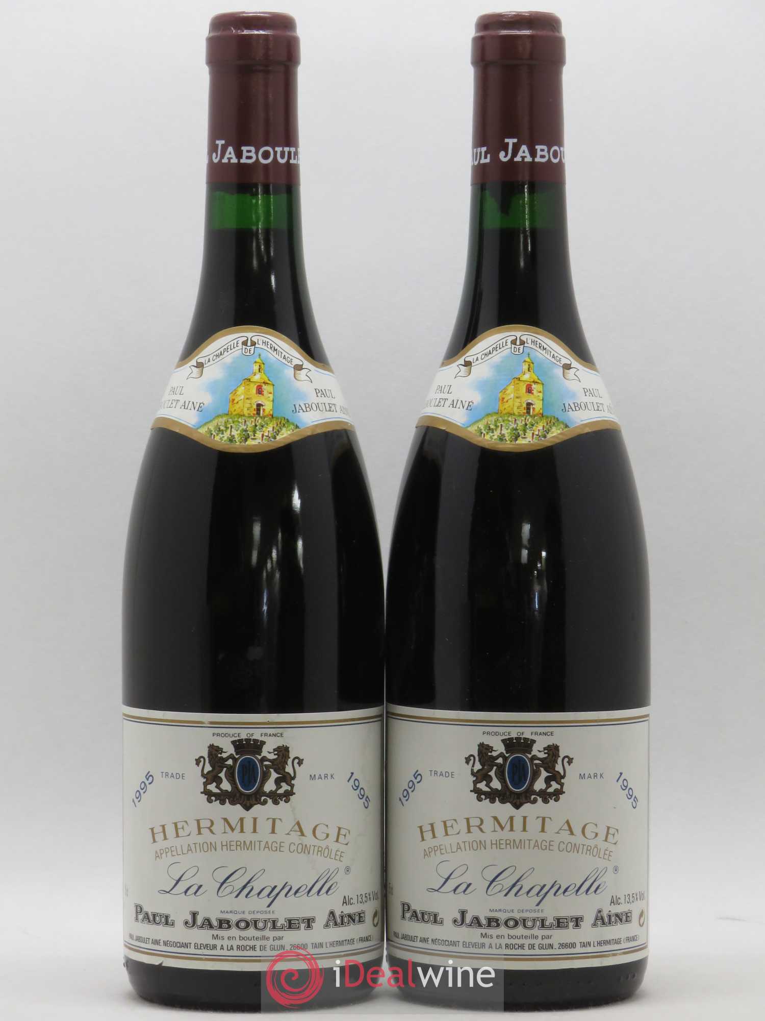 Hermitage La Chapelle Paul Jaboulet Ainé 1995 - Lot de 2 bouteilles - 0