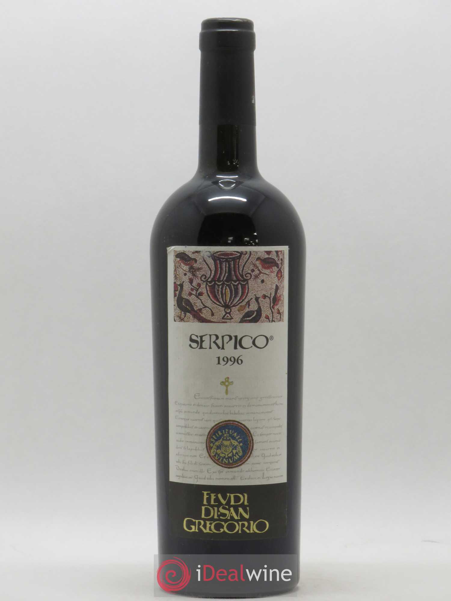 Italie IGT Irpinia Serpico Feudi di San Gregorio 1996 - Posten von 1 Flasche - 0
