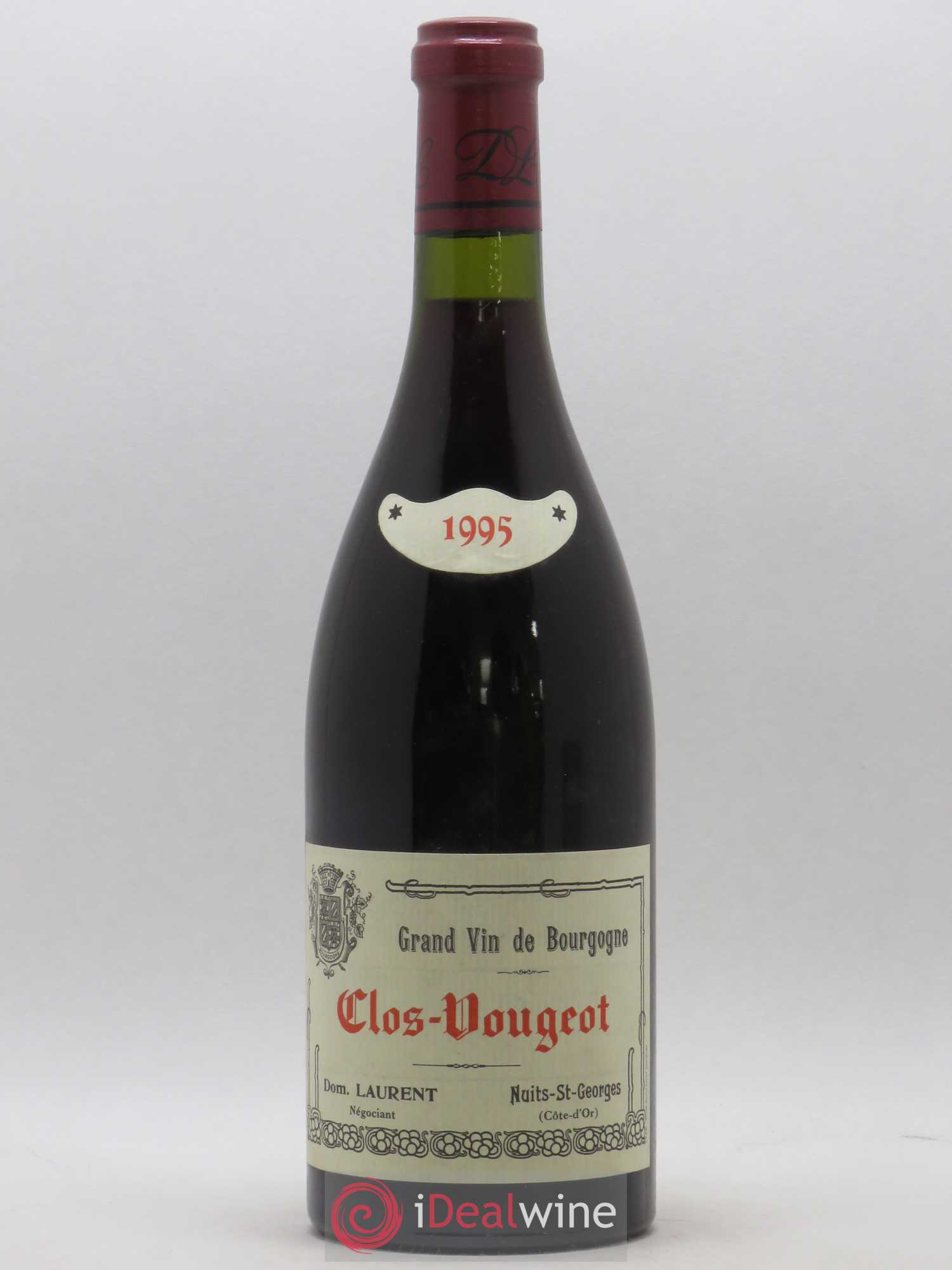 Clos de Vougeot Grand Cru Dominique Laurent 1995 - Lot de 1 bouteille - 0