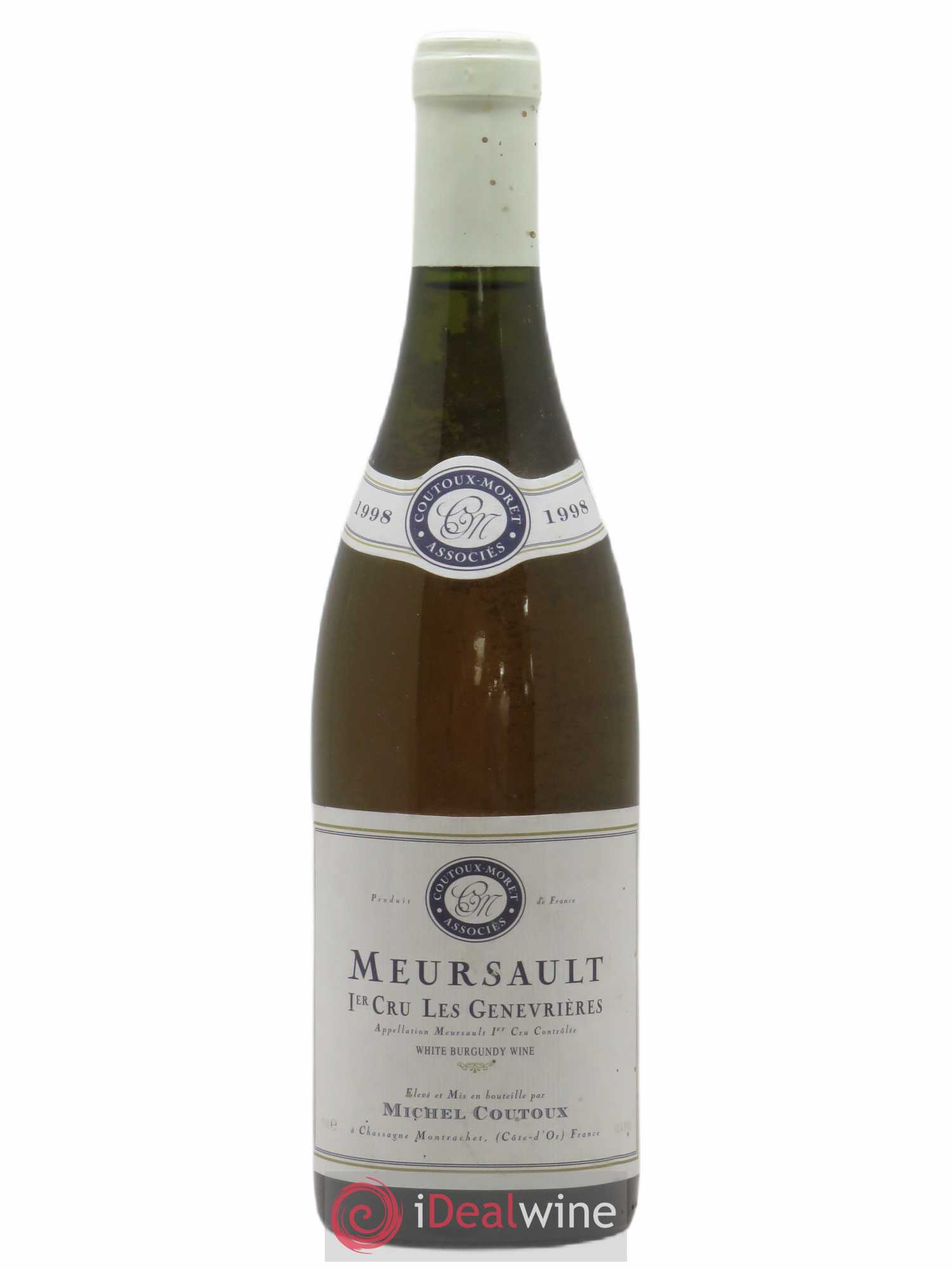 Meursault 1er Cru Les Genevrières Michel Coutoux 1998 - Posten von 1 Flasche - 0