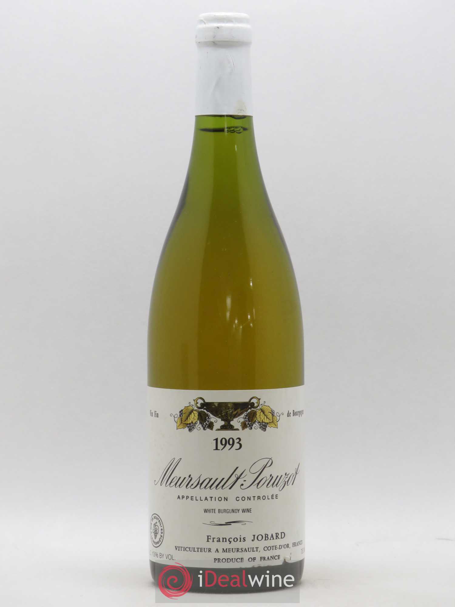 Meursault 1er Cru Poruzots François et Antoine Jobard (Domaine) 1993 - Lot de 1 bouteille - 0
