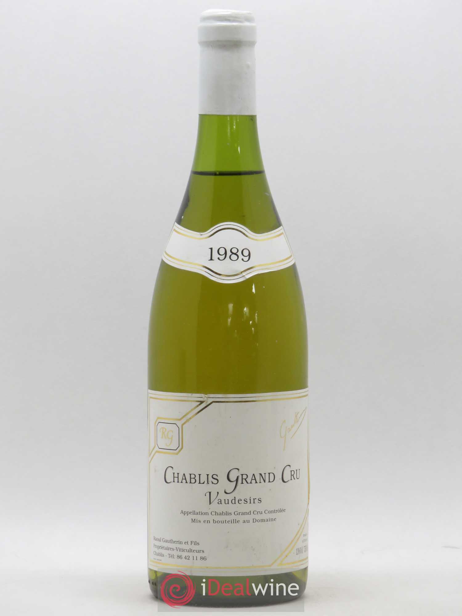 Chablis Grand Cru Vaudesirs Gautherin 1989 - Posten von 1 Flasche - 0