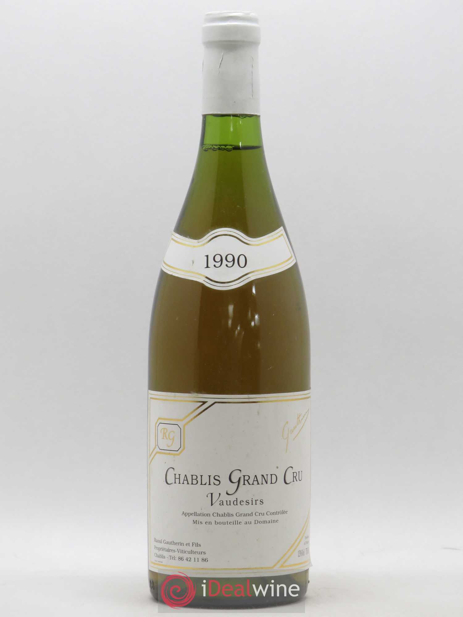 Chablis Grand Cru Vaudesirs Gautherin 1990 - Posten von 1 Flasche - 0