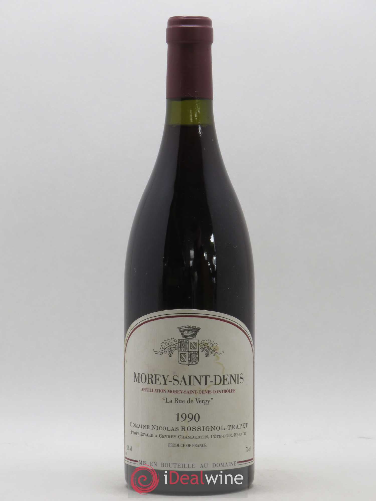 Morey-Saint-Denis La Rue de Vergy Rossignol Trapet 1990 - Lot de 1 bouteille - 0