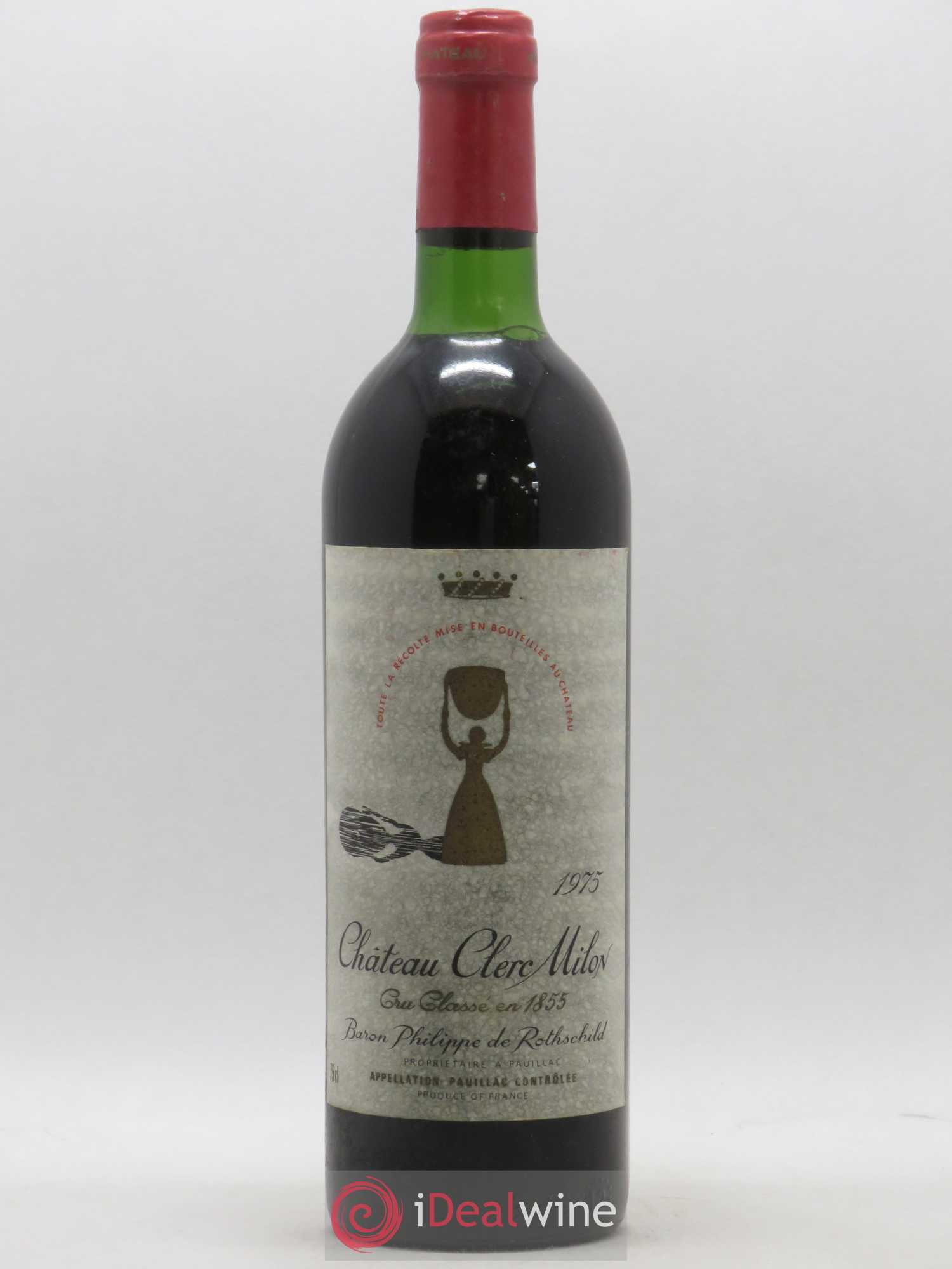 Château Clerc Milon 5ème Grand Cru Classé 1975 - Lotto di 1 bottiglia - 0