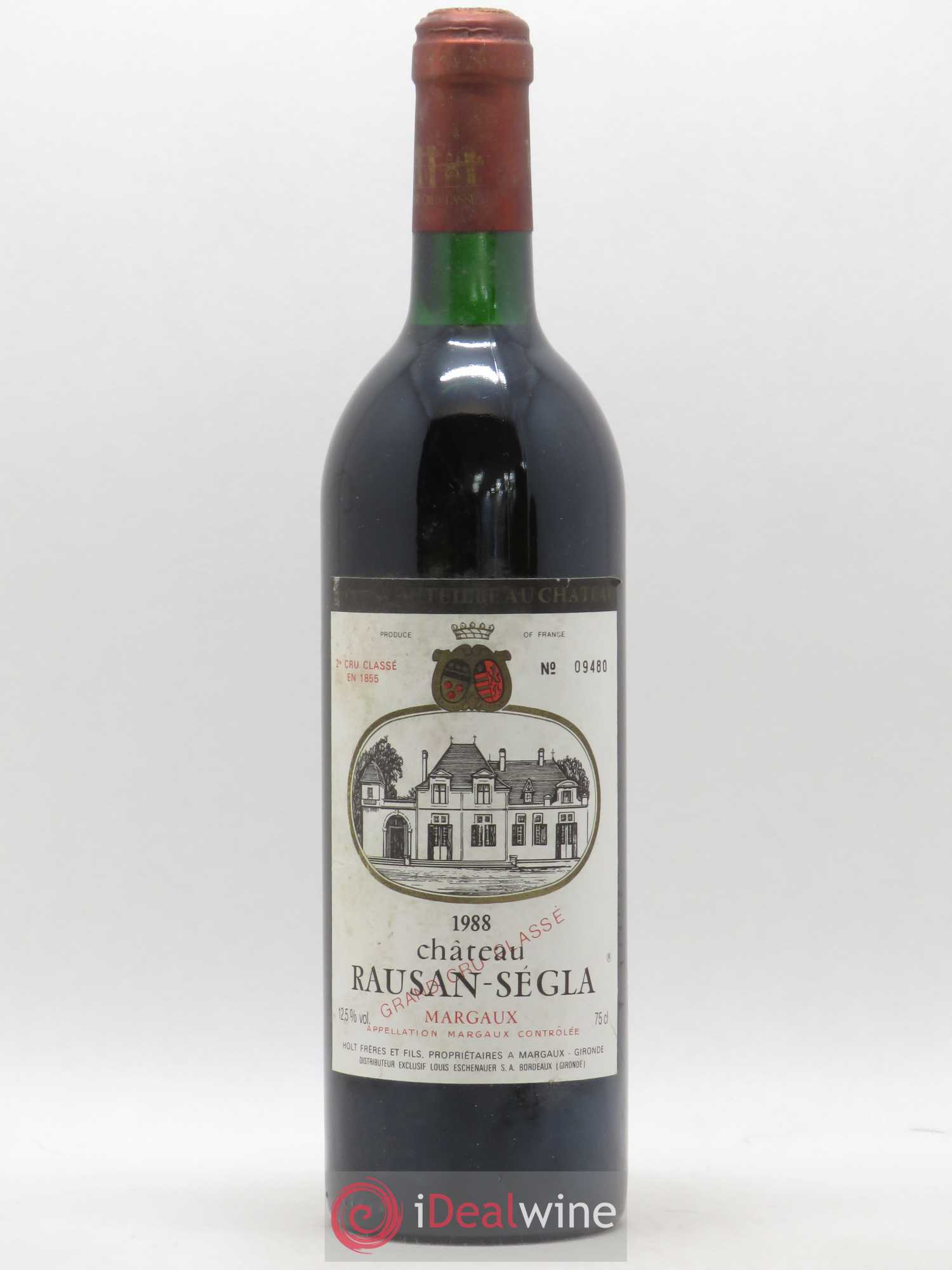 Château Rauzan Ségla Grand Cru Classé 1988 - Lot de 1 bouteille - 0