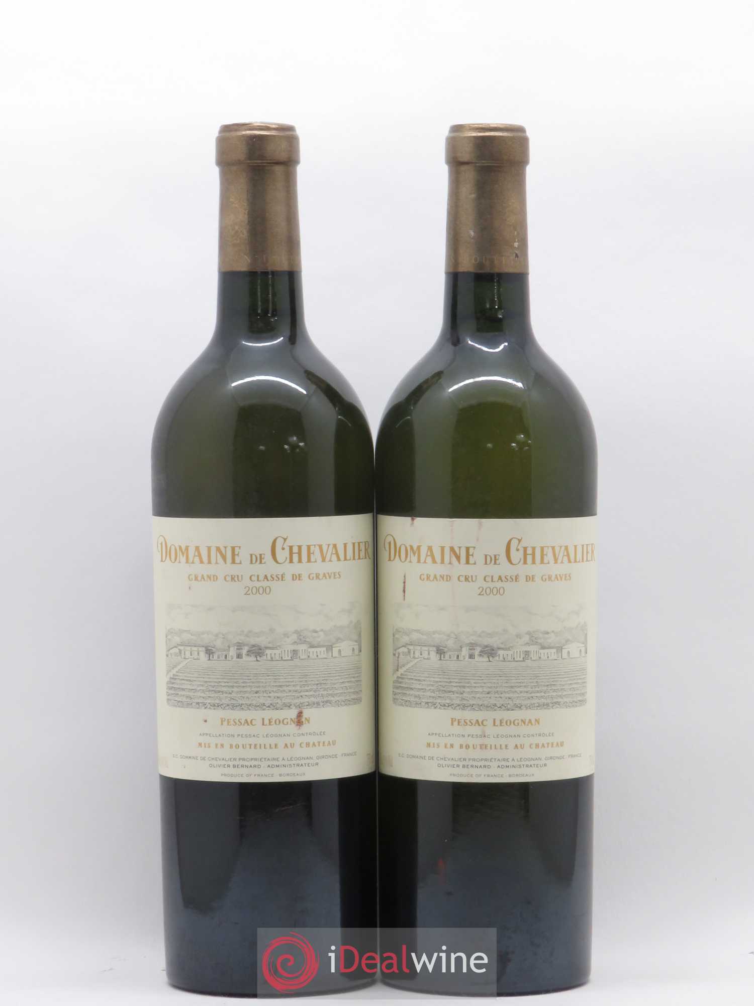 Domaine de Chevalier Cru Classé de Graves 2000 - Lot de 2 bouteilles - 0