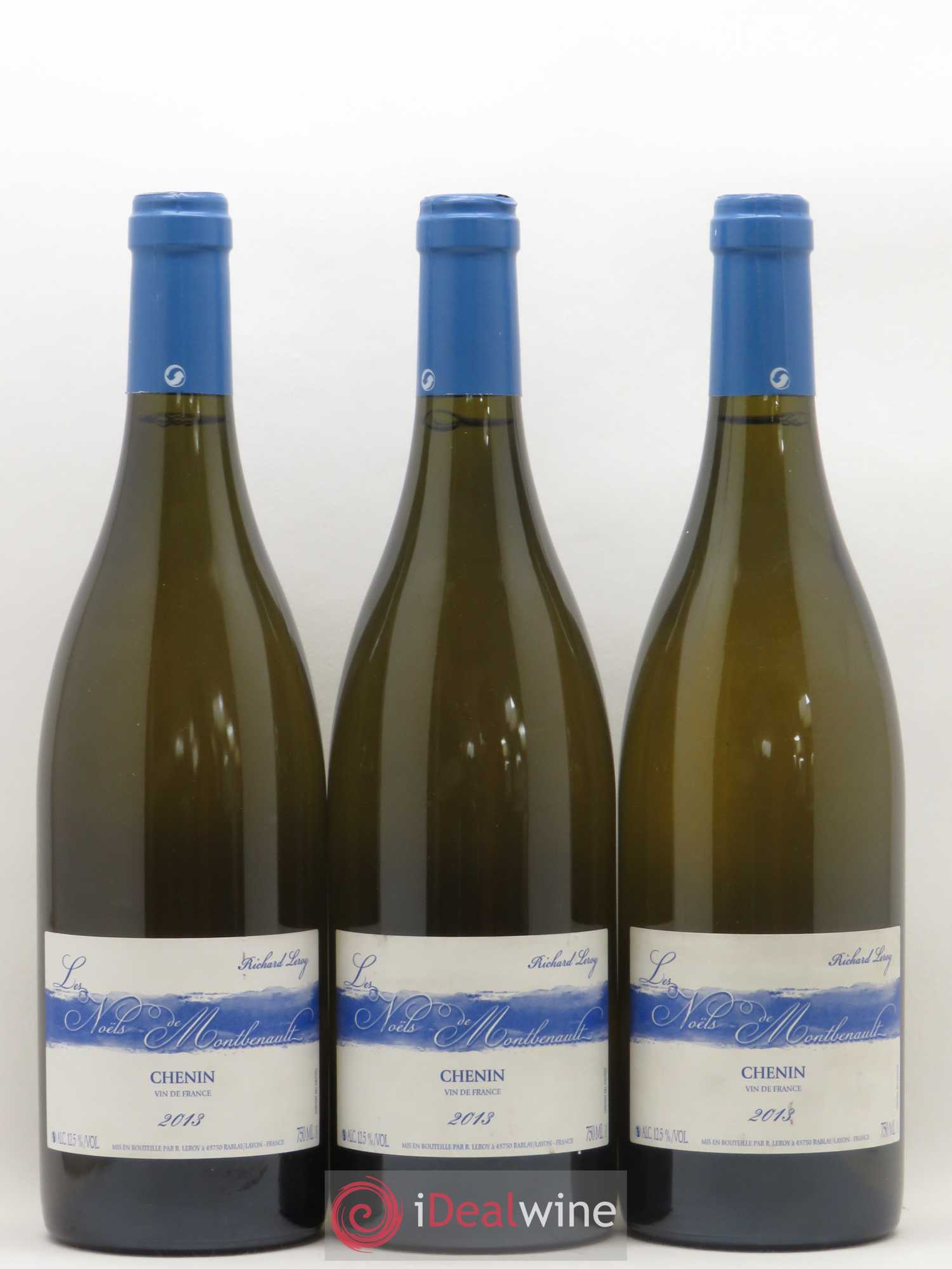 Vin de France Les Noëls de Montbenault Richard Leroy 2013 - Lot de 3 bouteilles - 0