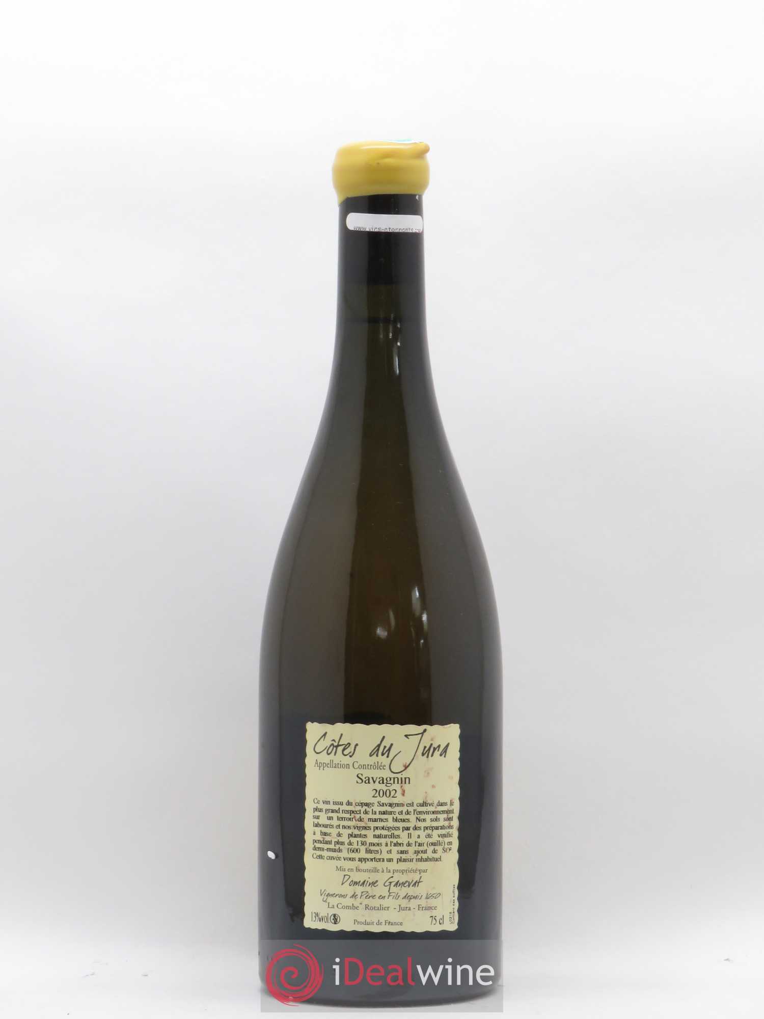 Côtes du Jura Les Vignes de mon Père Jean-François Ganevat (Domaine) 2002 - Lot de 1 bouteille - 1