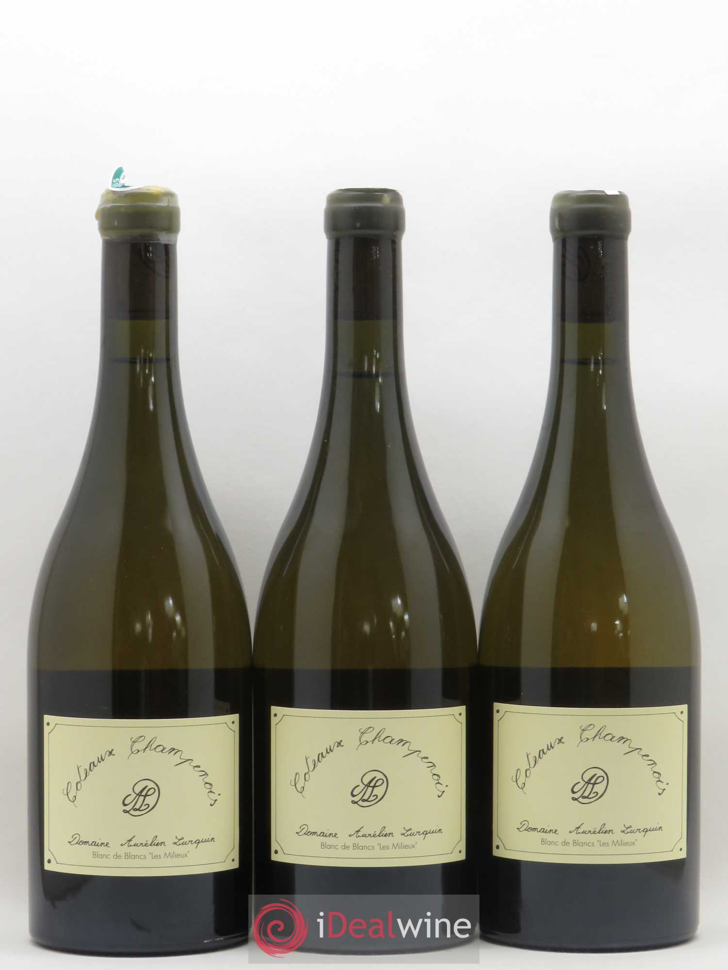 Coteaux Champenois Les Milieux Blanc de Blanc Aurélien Lurquin 2018 - Posten von 3 Flaschen - 0