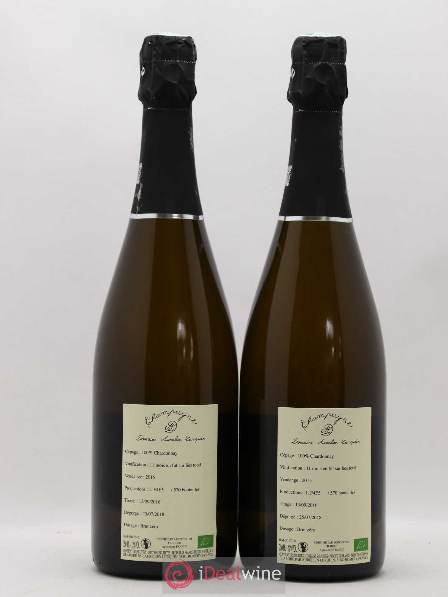 Chardonnay Aurélien Lurquin 2015 - Lot de 2 bouteilles - 1