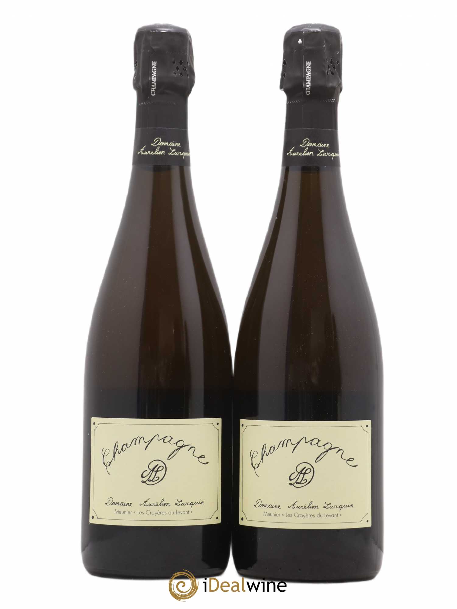 Meunier Les Crayères du Levant Aurélien Lurquin 2018 - Lot de 2 bouteilles - 0