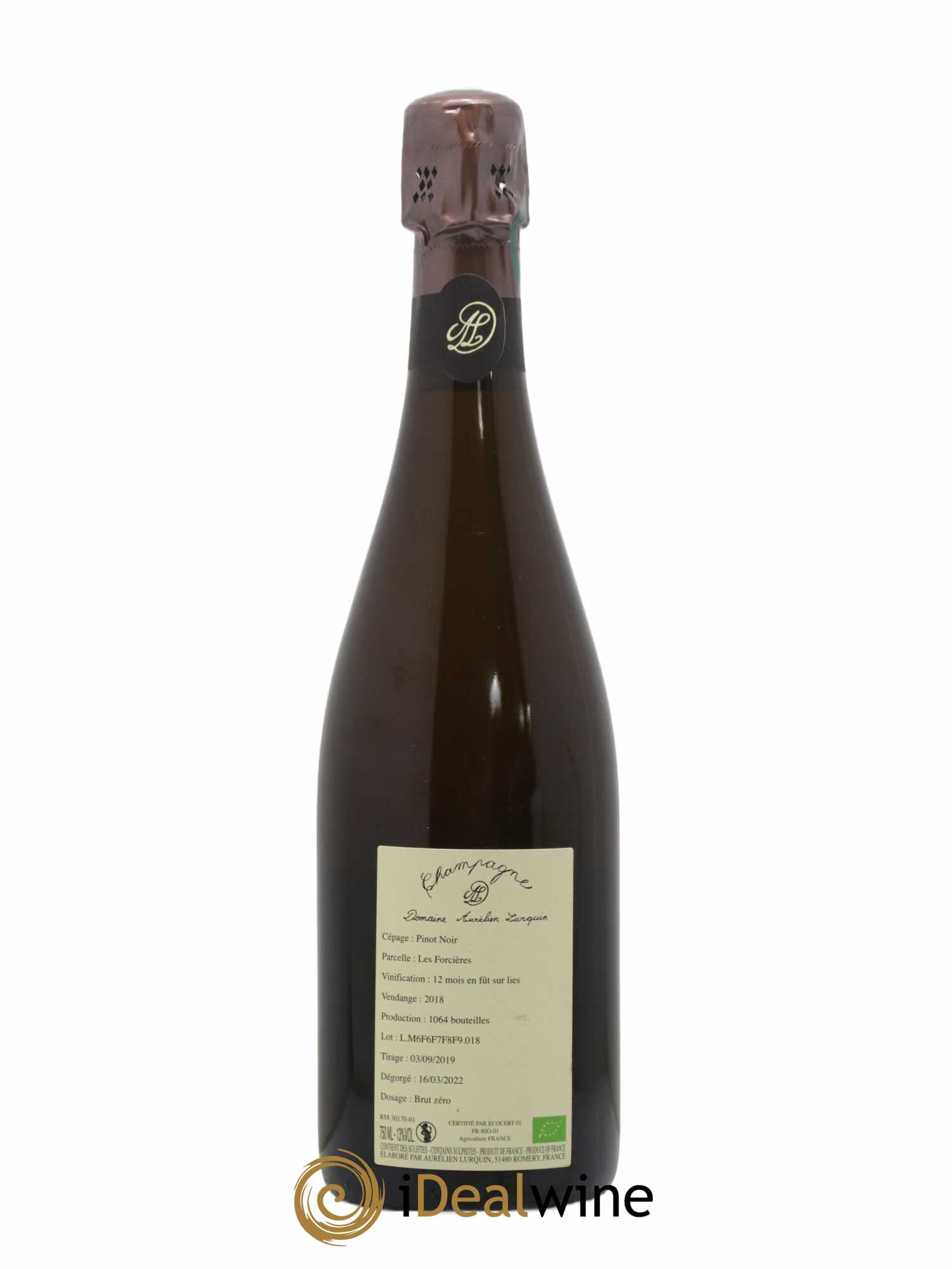 Pinot Noir Les Forcières Aurélien Lurquin 2018 - Lot de 1 bouteille - 1