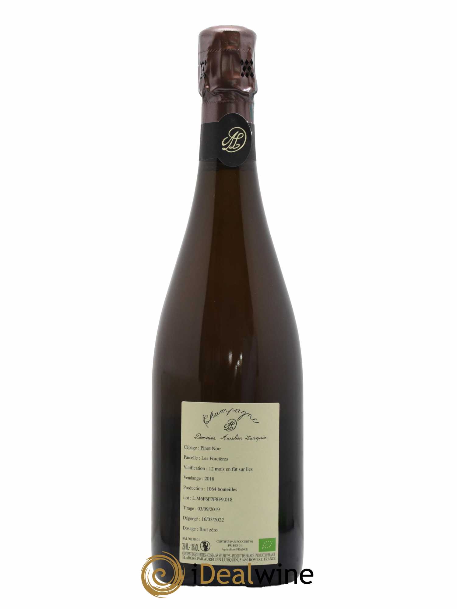 Pinot Noir Les Forcières Aurélien Lurquin 2018 - Lot de 1 bouteille - 1