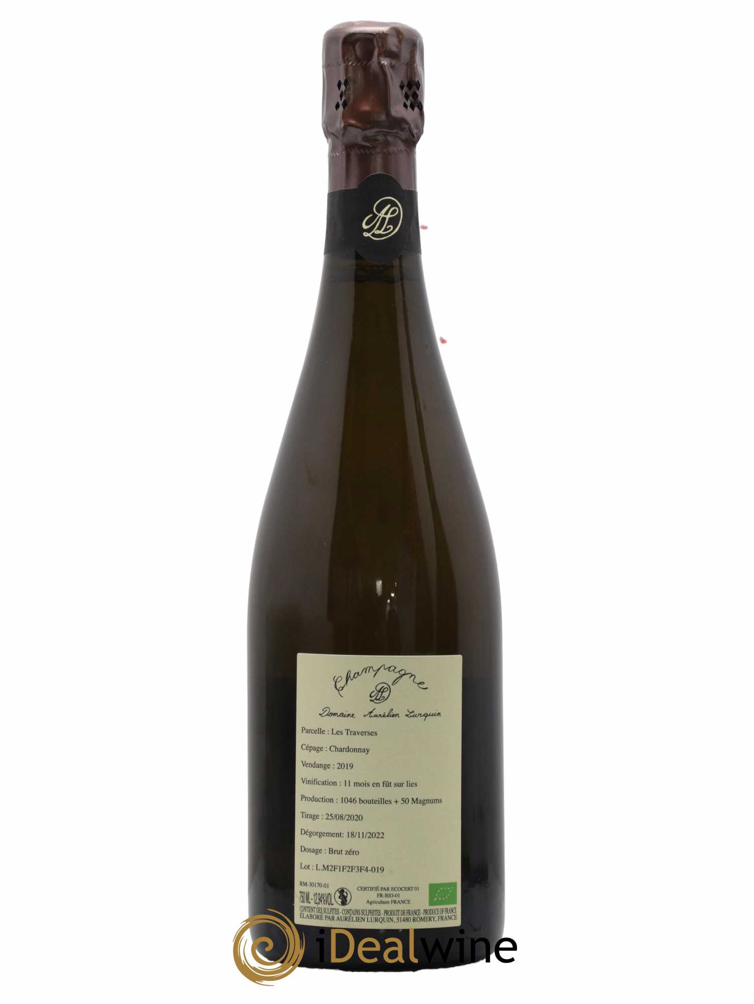 Chardonnay Aurélien Lurquin Les Traverses 2019 - Lot of 1 bottle - 1
