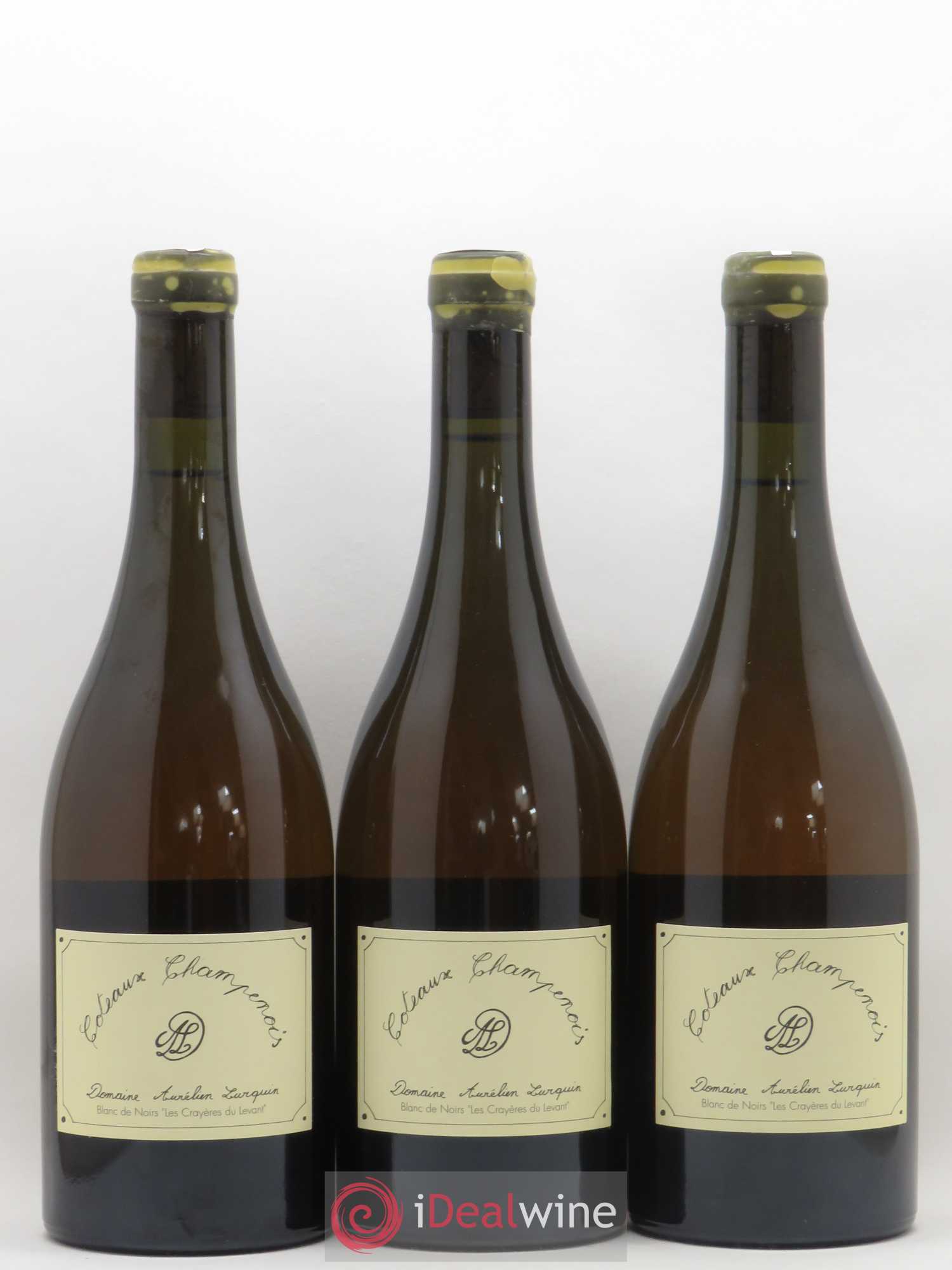 Coteaux Champenois Blanc de Noirs Les Crayères du Levant Aurélien Lurquin 2018 - Lotto di 3 bottiglie - 0