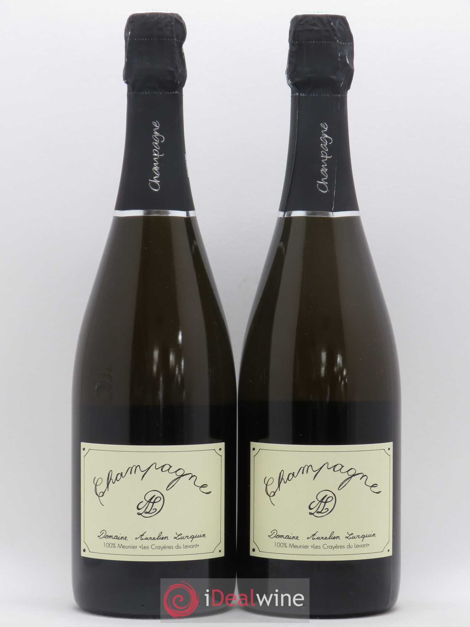 Meunier Les Crayères du Levant Aurélien Lurquin 2015 - Lot de 2 bouteilles - 0