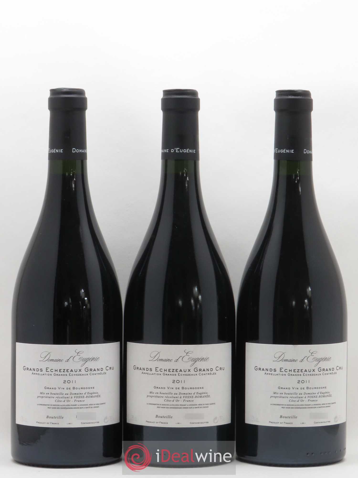 Grands-Echezeaux Grand Cru Domaine René Engel - Domaine Eugénie 2011 - Lot de 3 bouteilles - 1