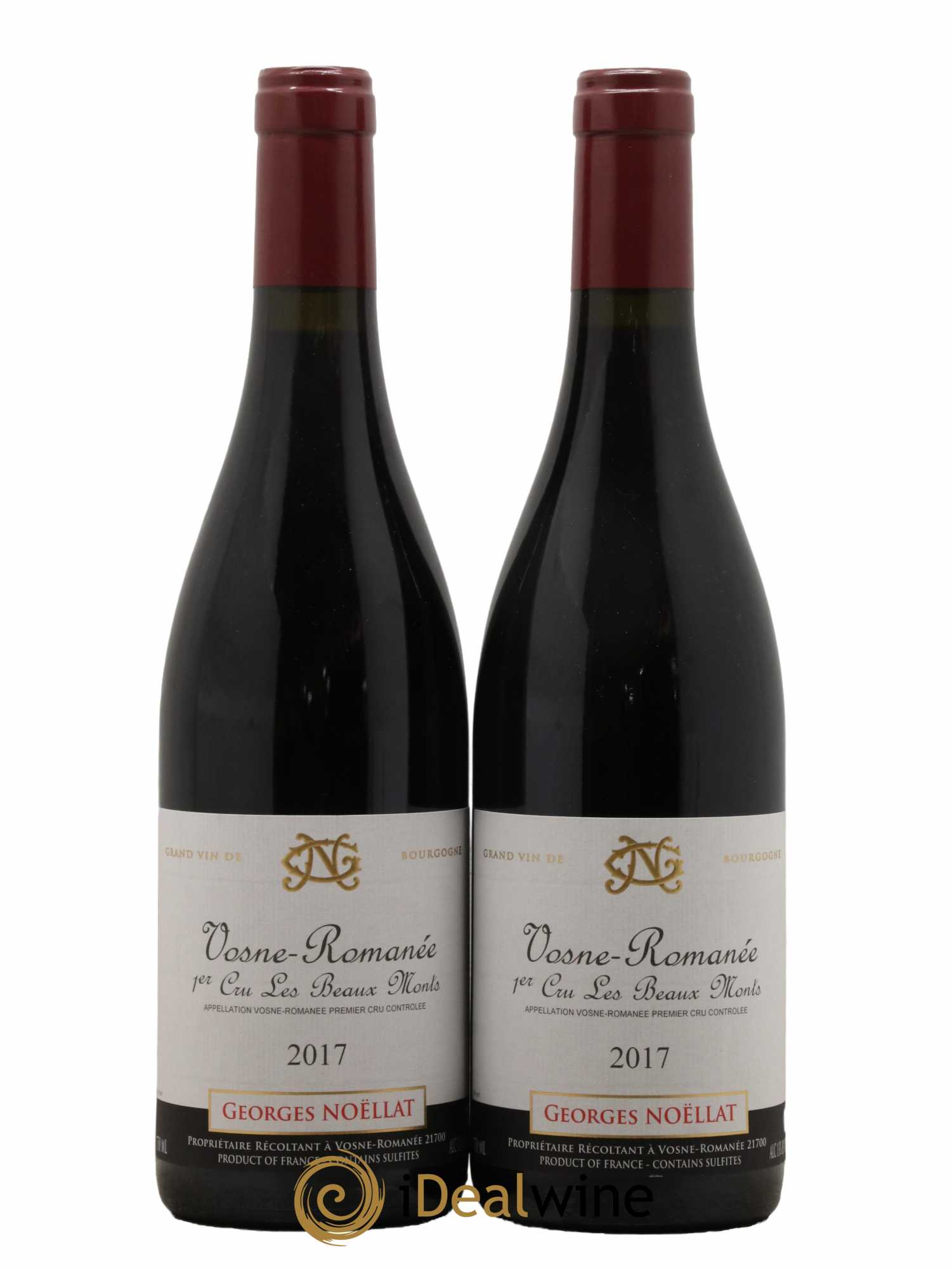 Vosne-Romanée 1er Cru Les Beaux Monts Georges Noëllat (Domaine) 2017 - Lot de 2 bouteilles - 0