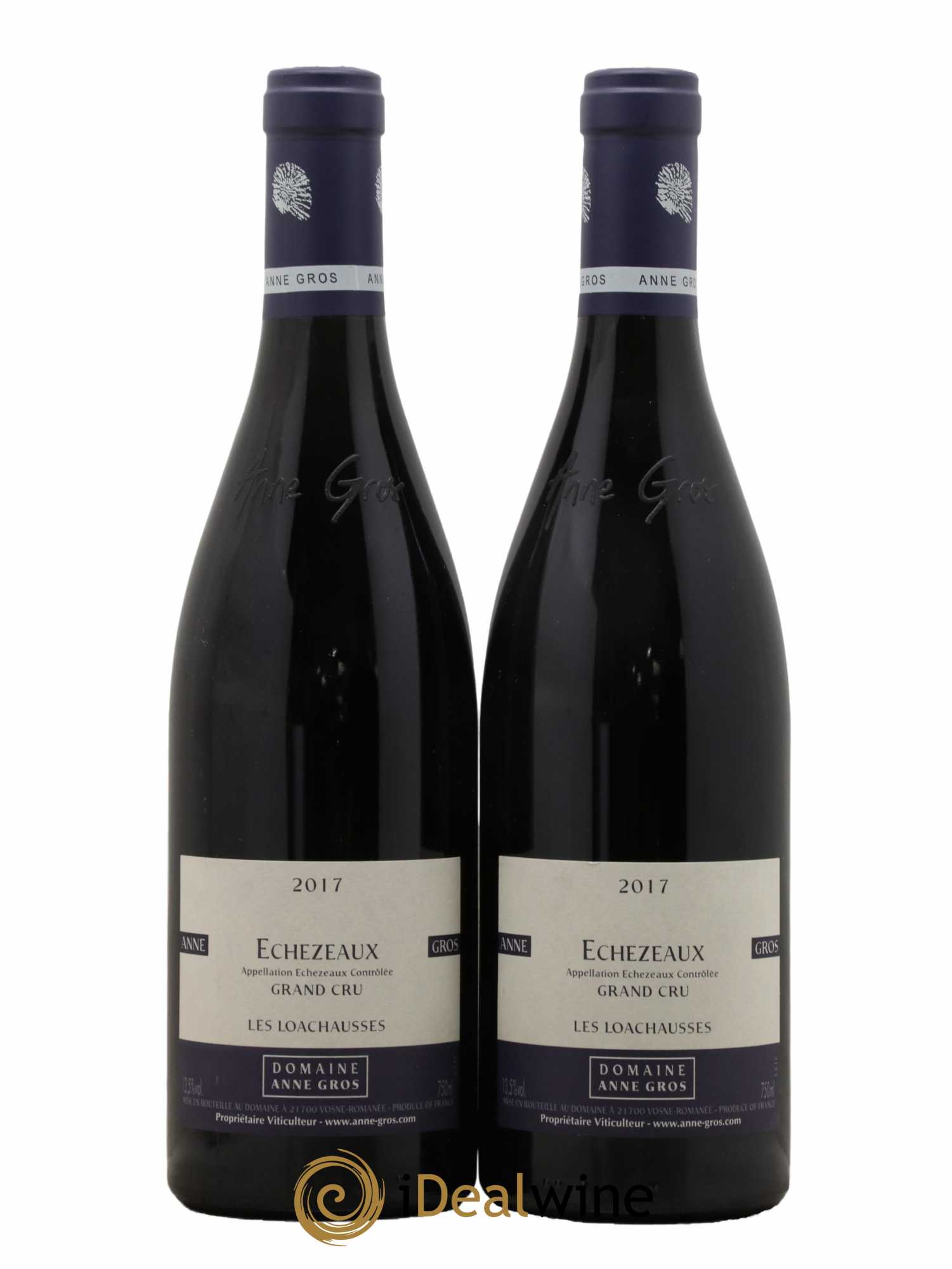 Echezeaux Grand Cru Les Loachausses Anne Gros 2017 - Lot de 2 bouteilles - 0
